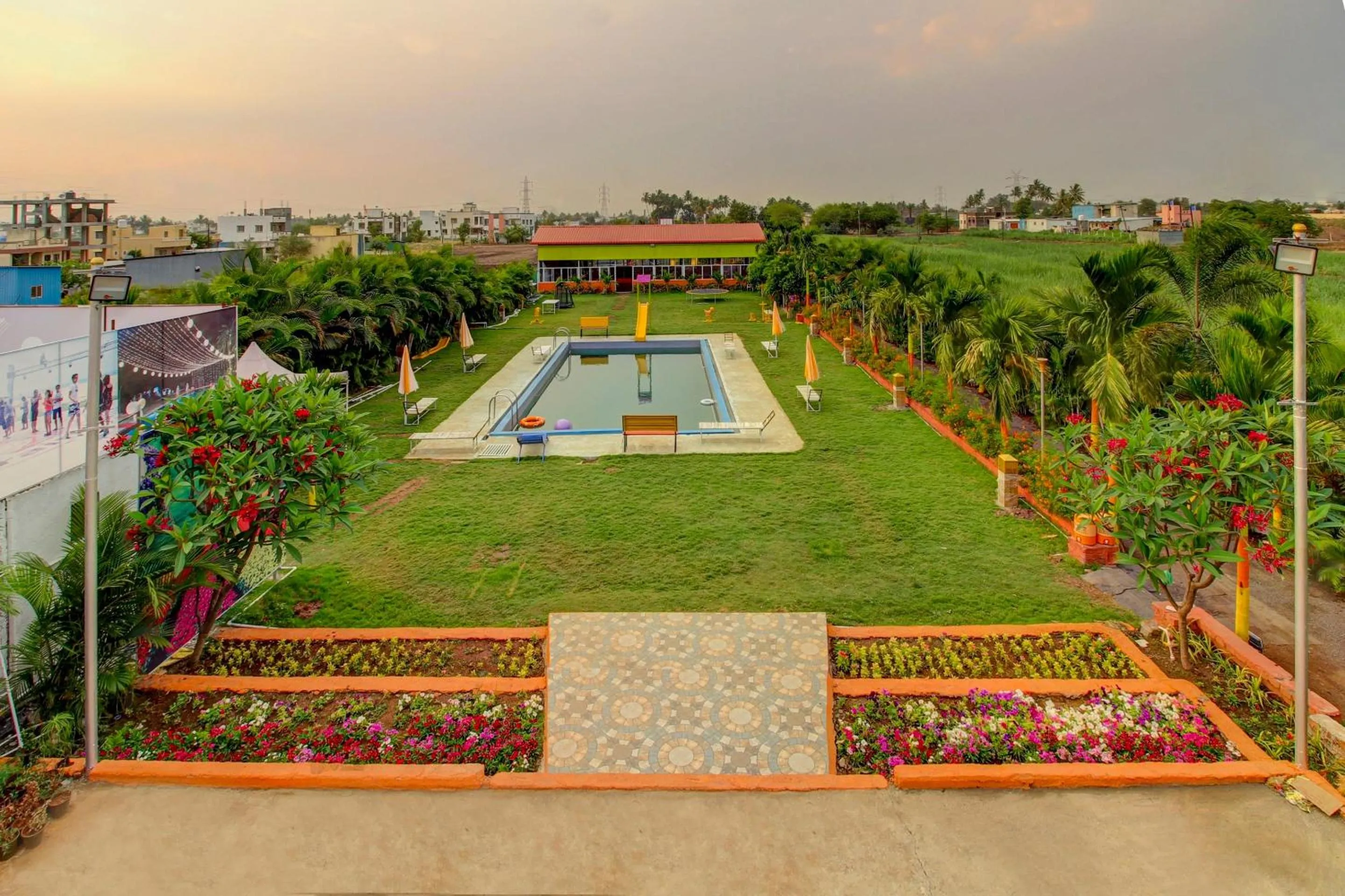 Swimming pool in Collection O Homely Stays Resort