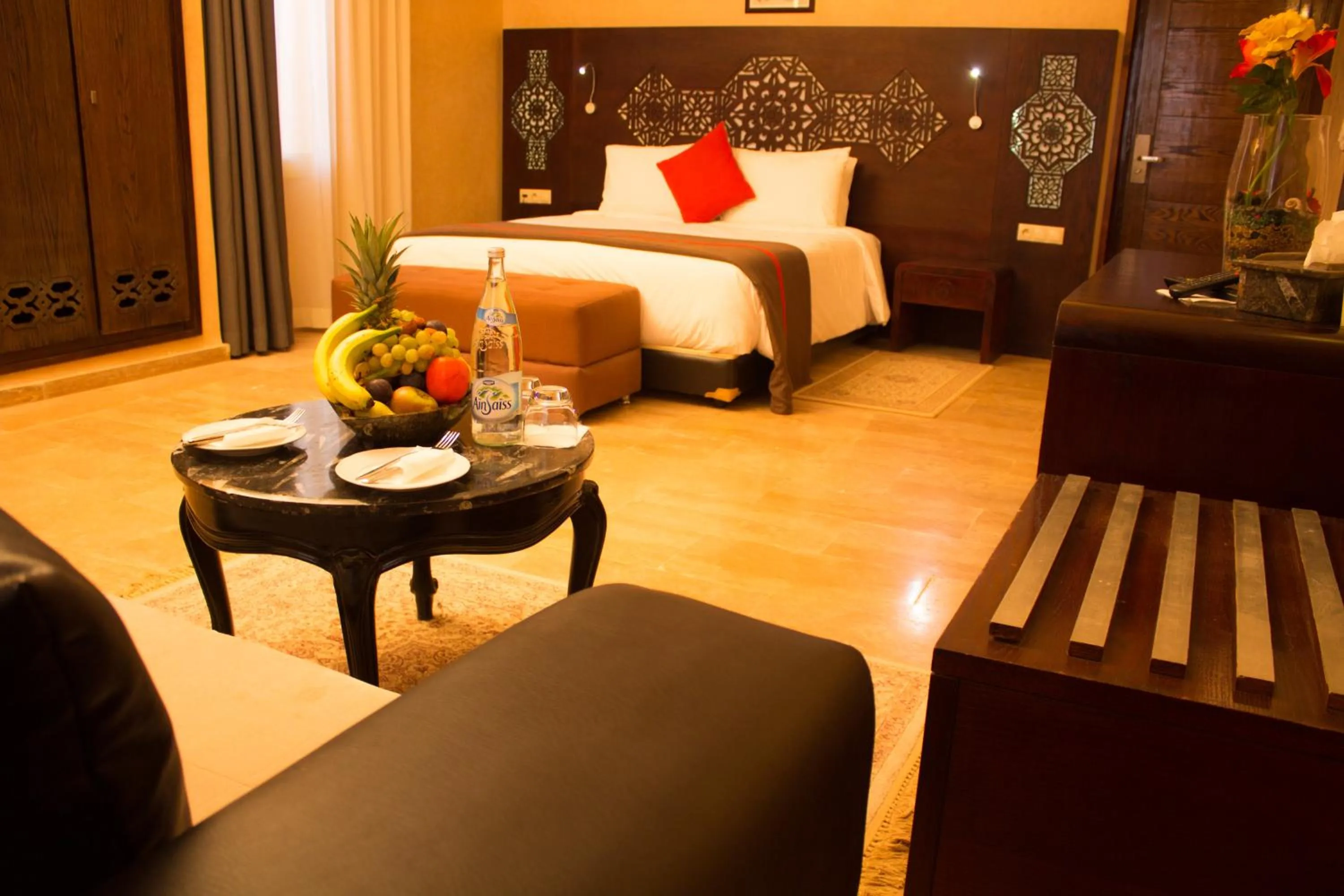 Seating area, Bed in Palais Du Desert Hotel & Spa