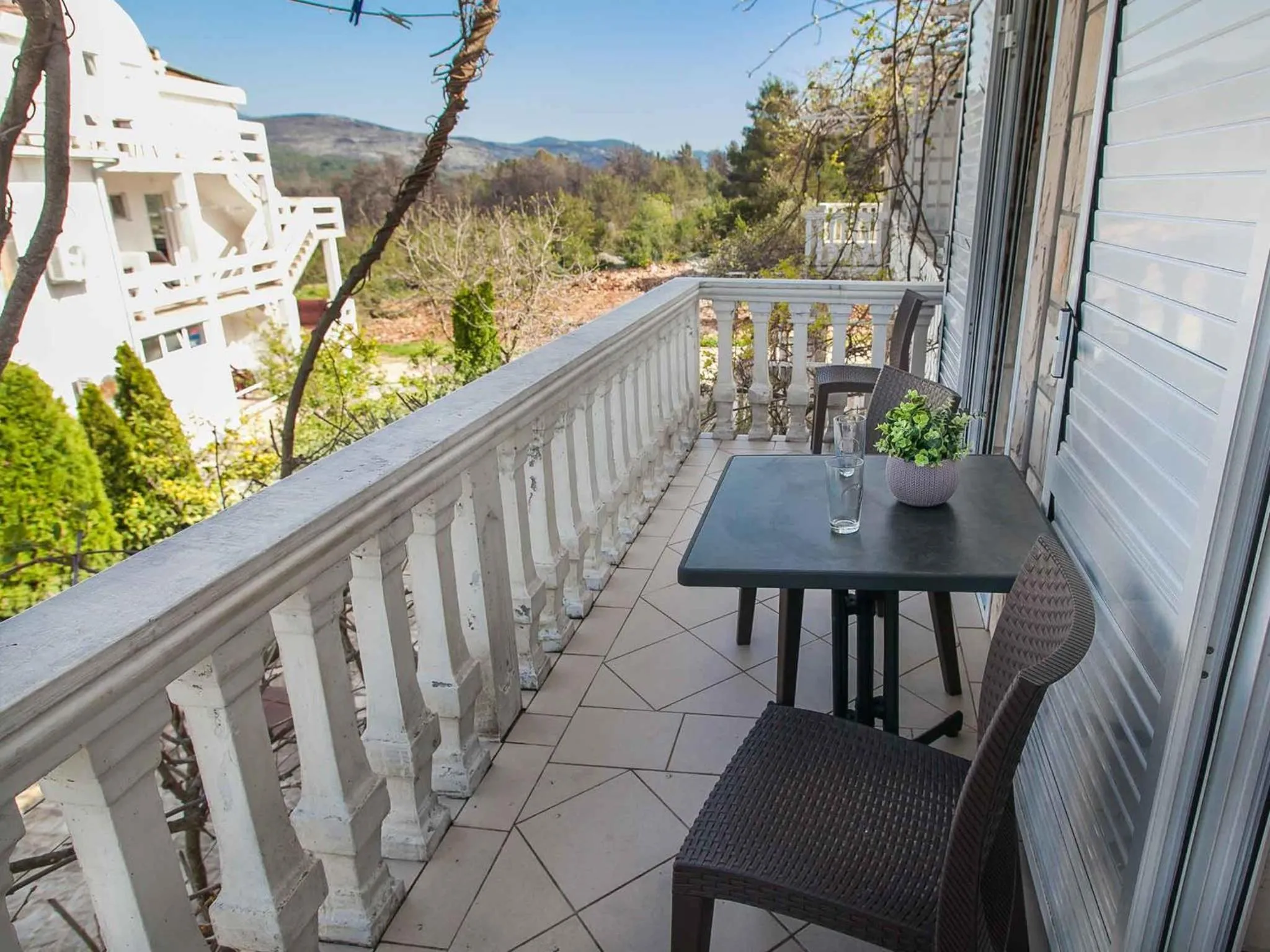 Balcony/Terrace in Maki Apartments - Plavi Horizonti Beach