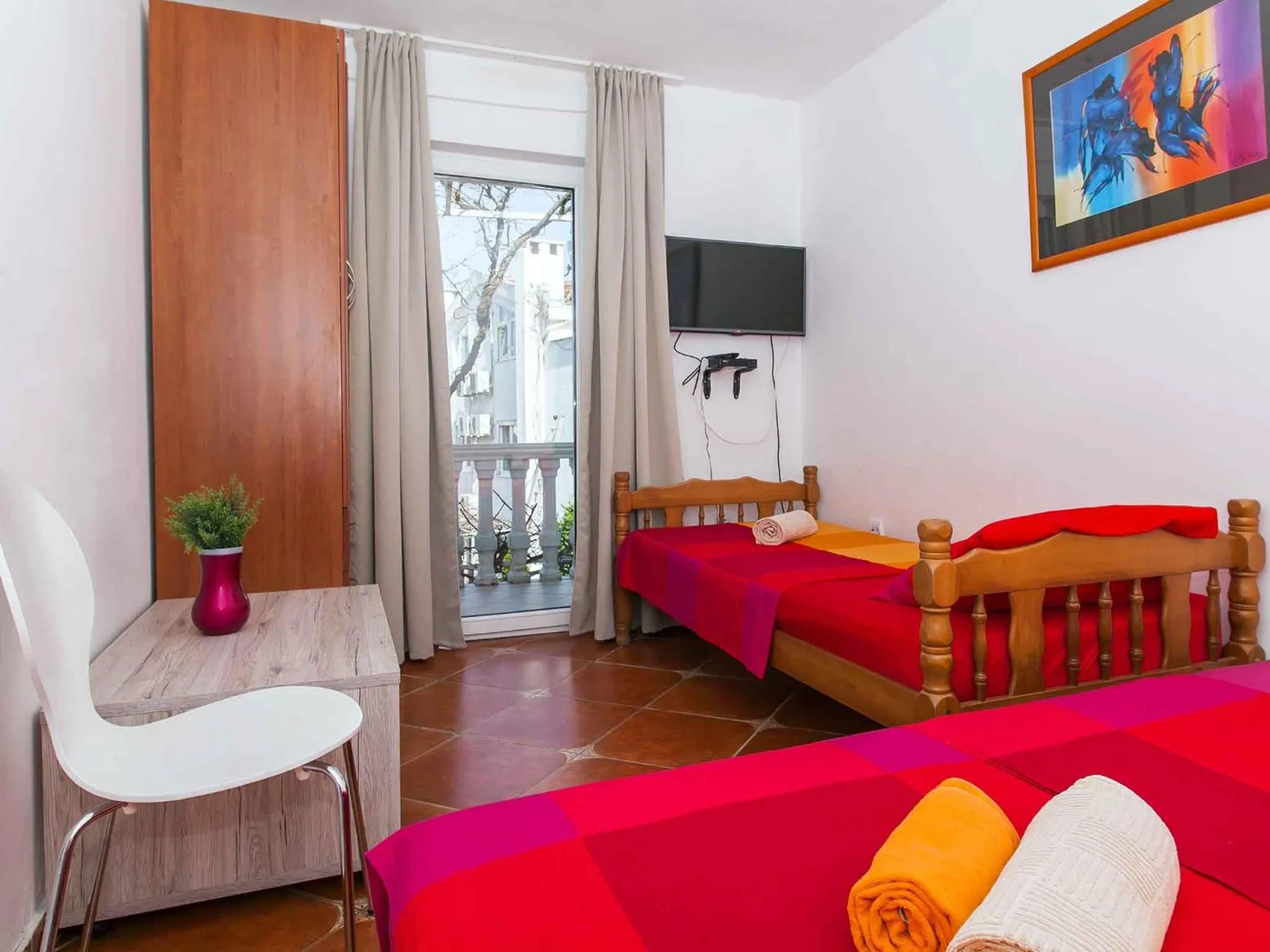 Bedroom in Maki Apartments - Plavi Horizonti Beach