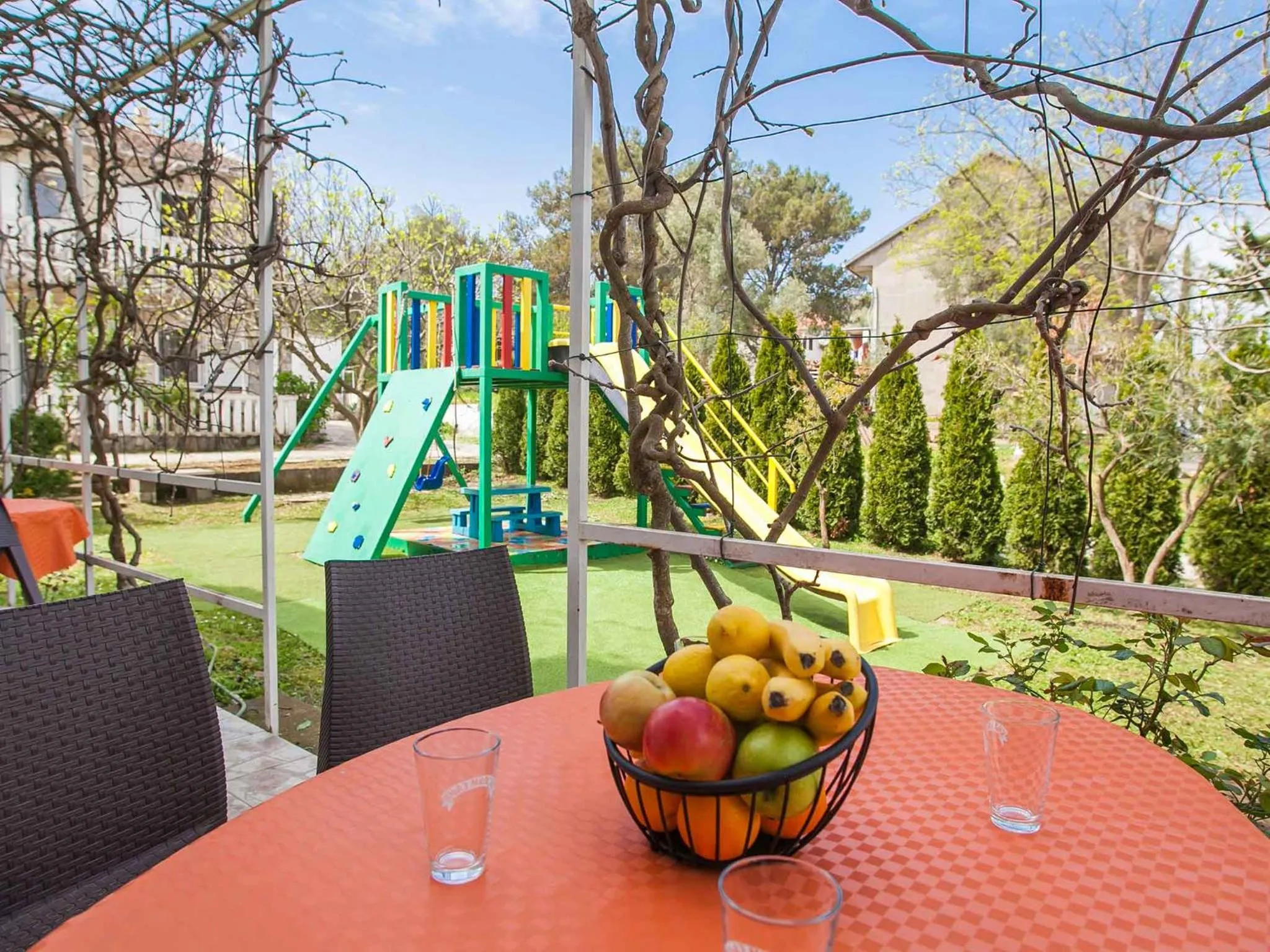 Balcony/Terrace in Maki Apartments - Plavi Horizonti Beach