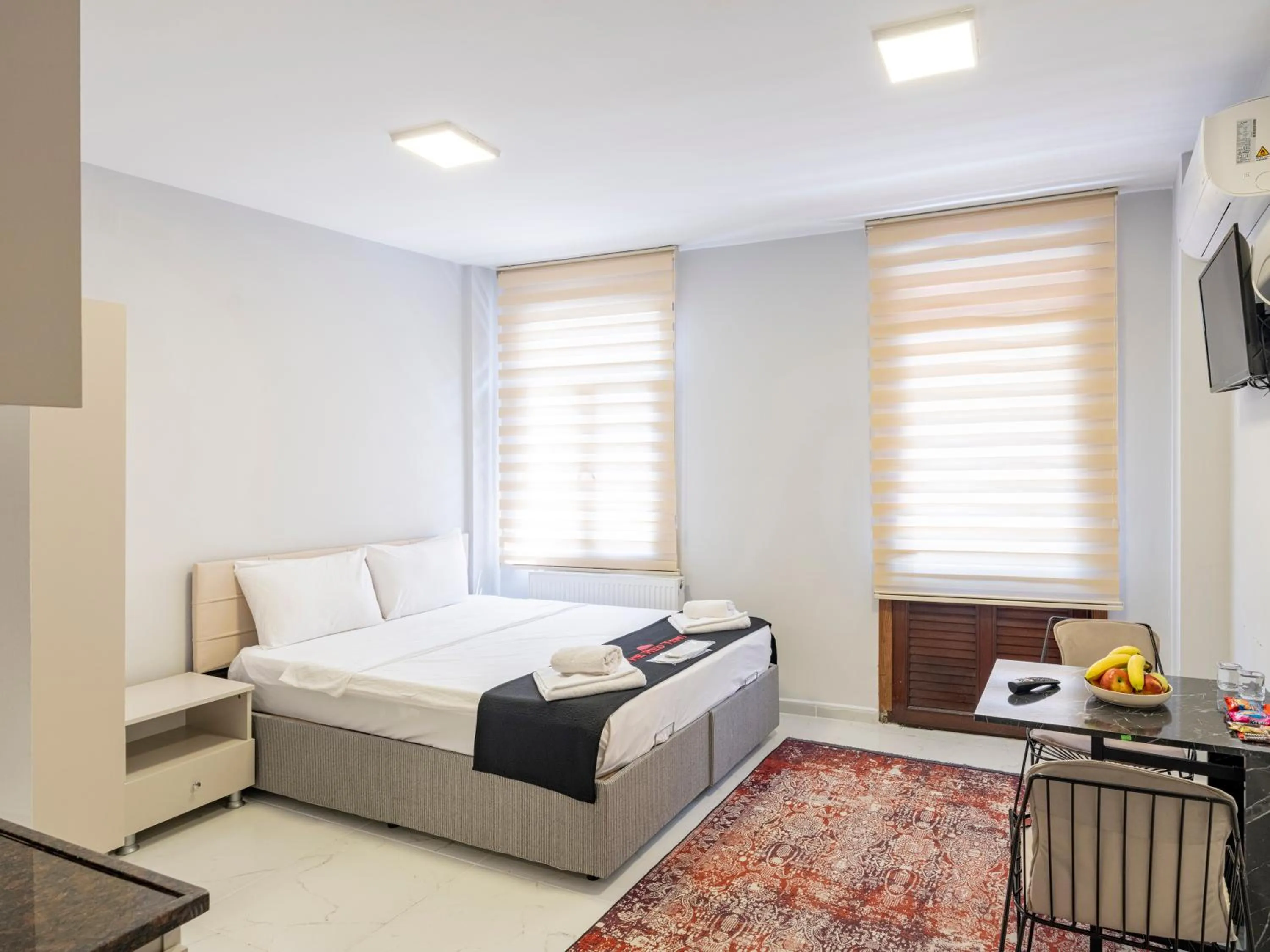 Bed in The Red Tent Suite 23