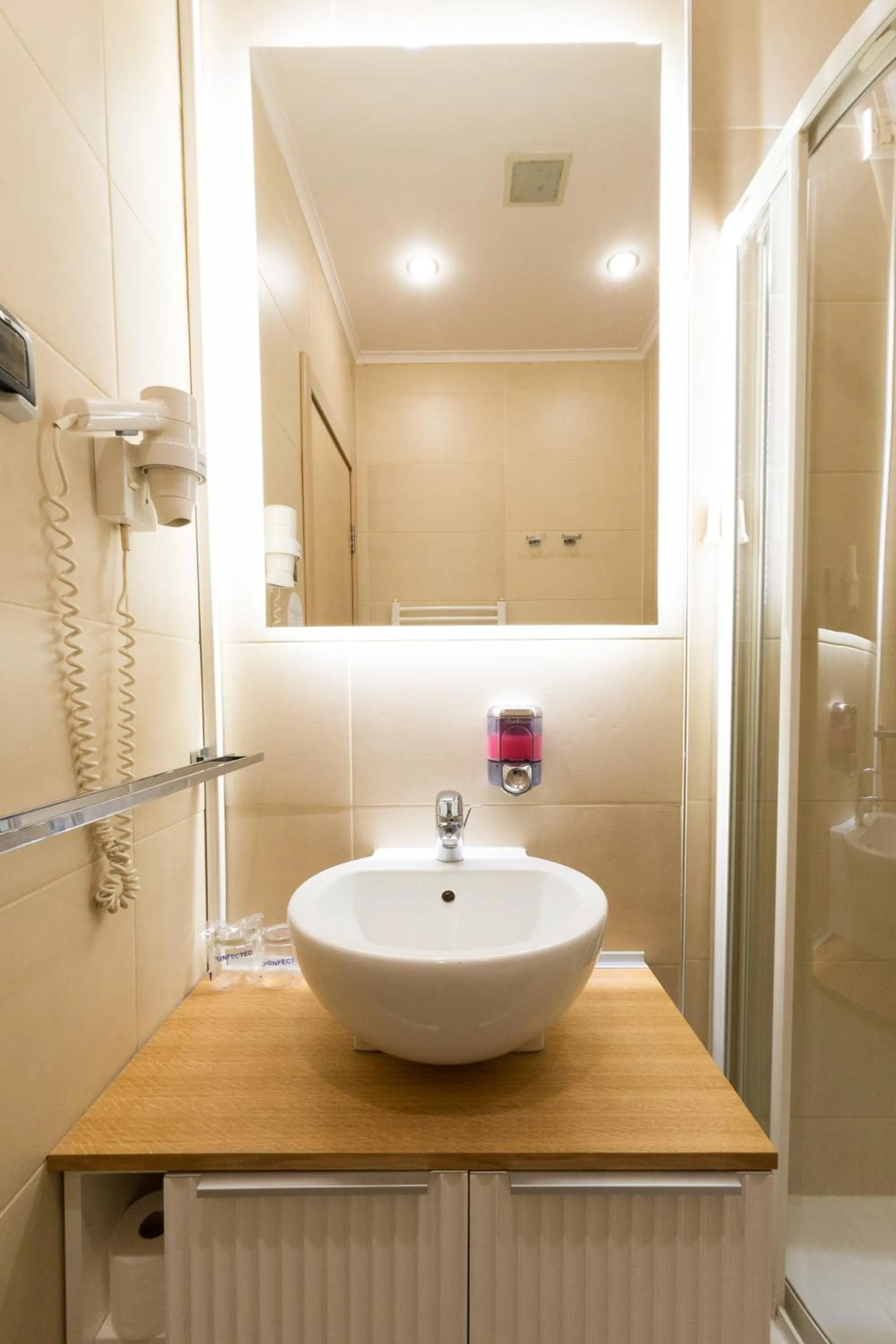 Bathroom in Garni Hotel Vigor - EV station