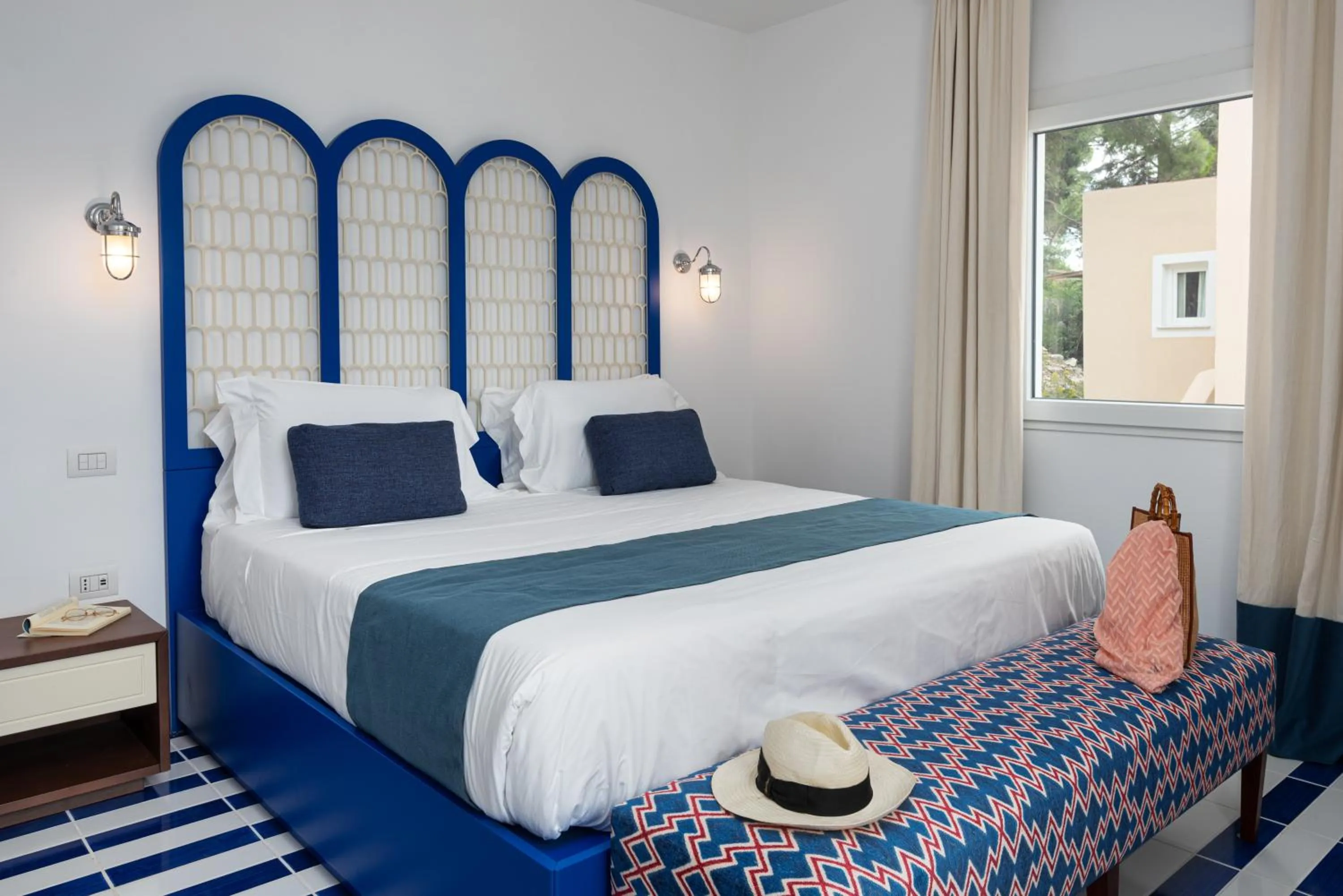 Bed in Villa Lia Hotel Capri