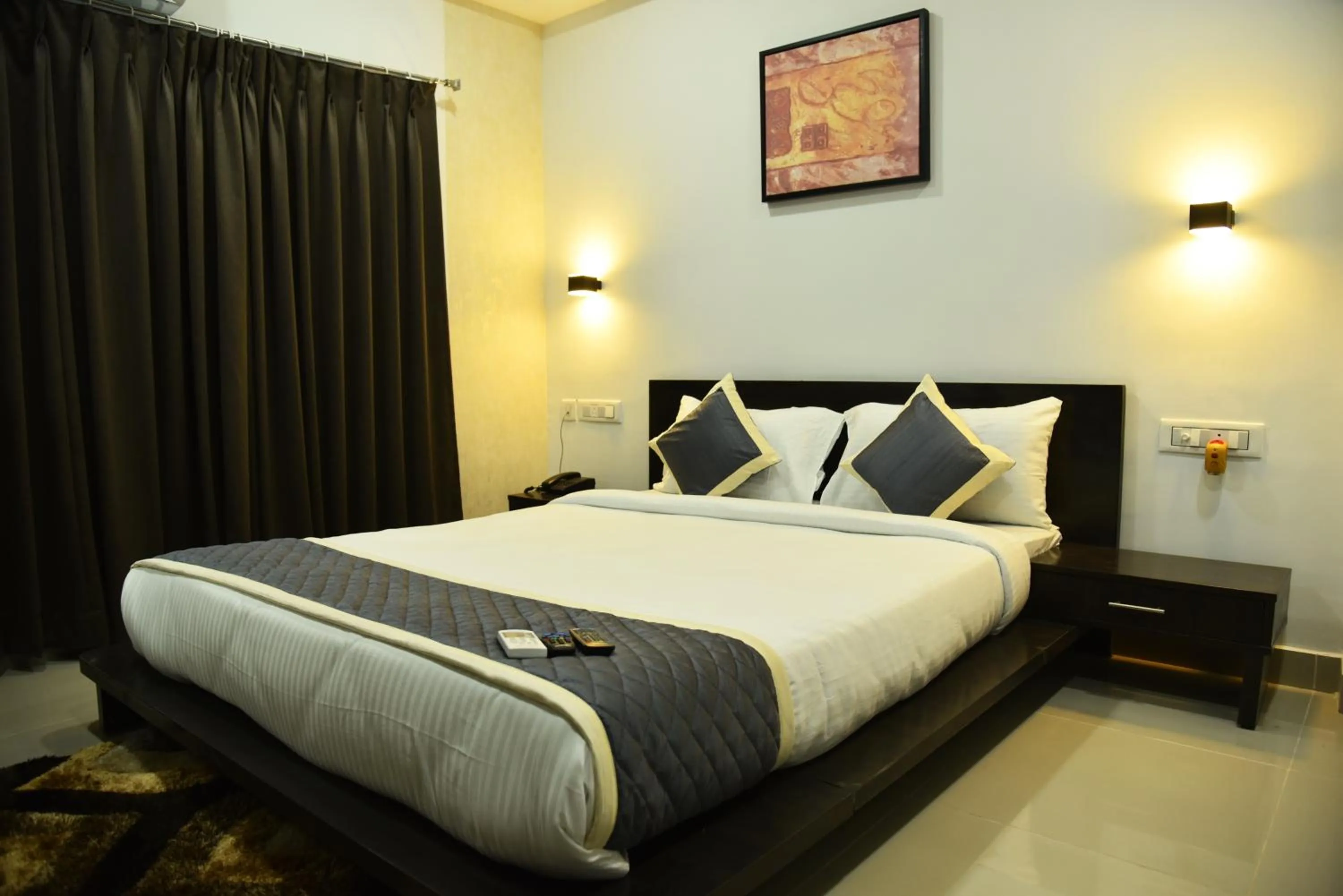 Bed in The Altruist Business Stays- New Town, Kolkata