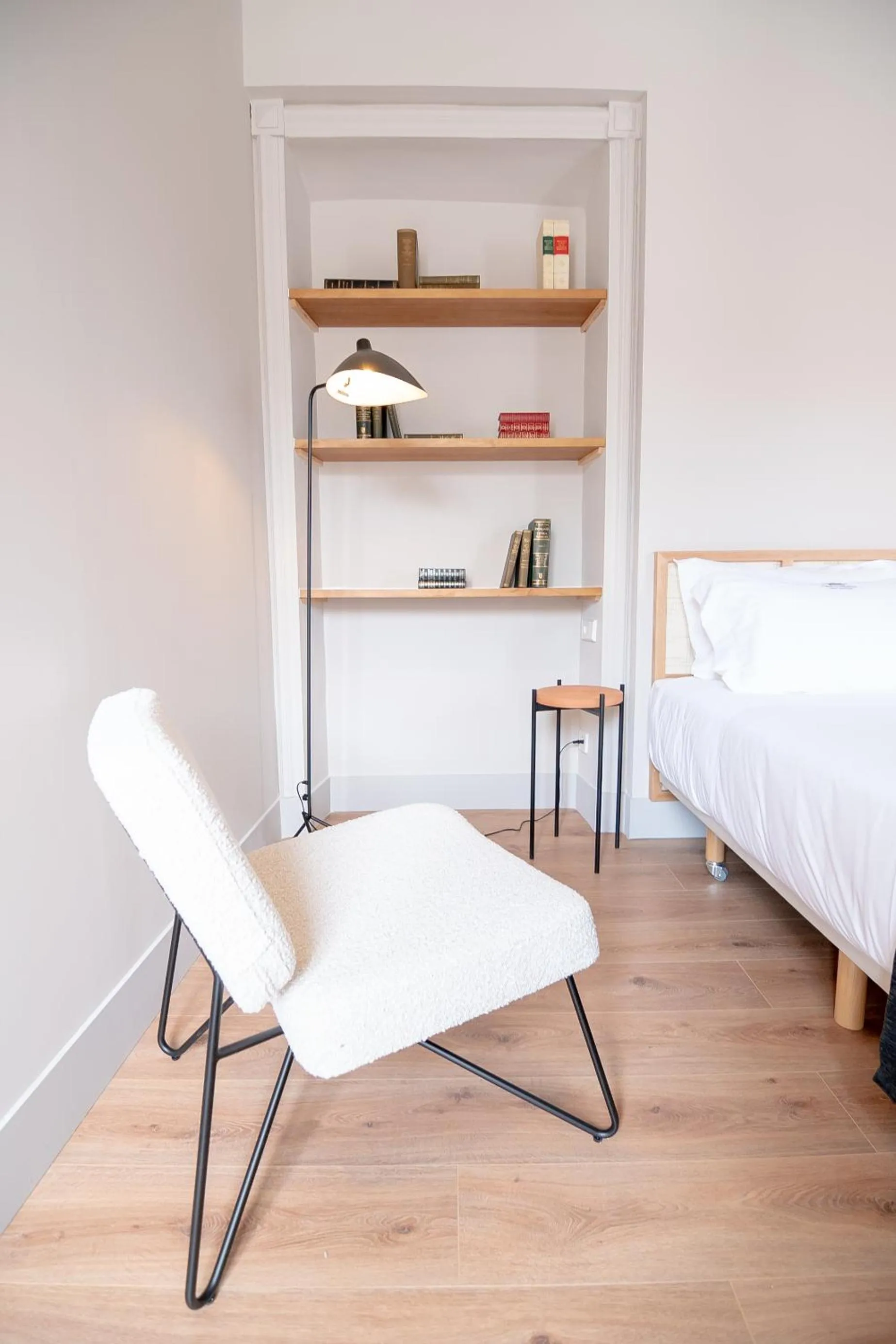 Library, Bed in Casa del Médico Hotel Boutique