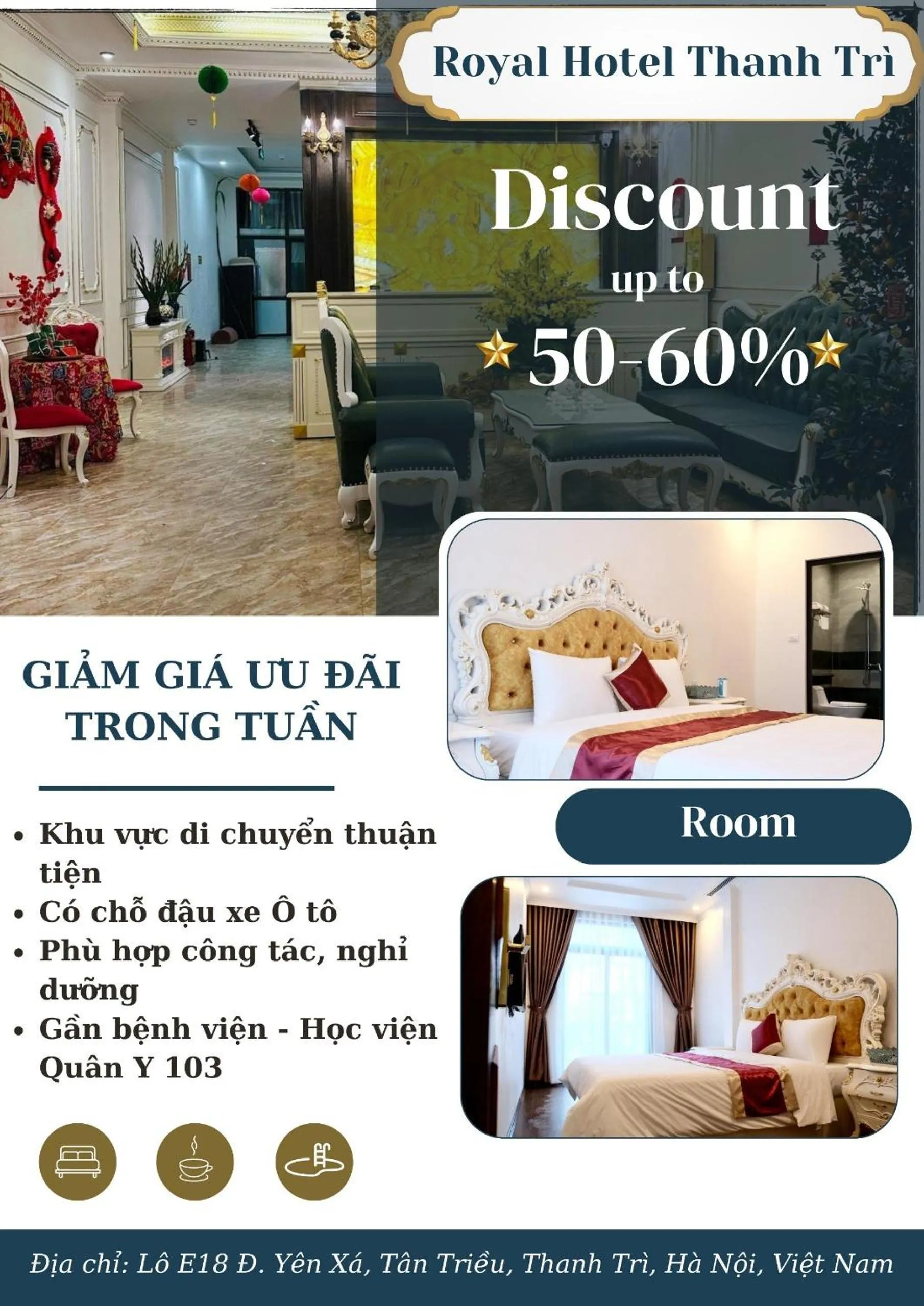 Property building in Royal Hotel Thanh Trì