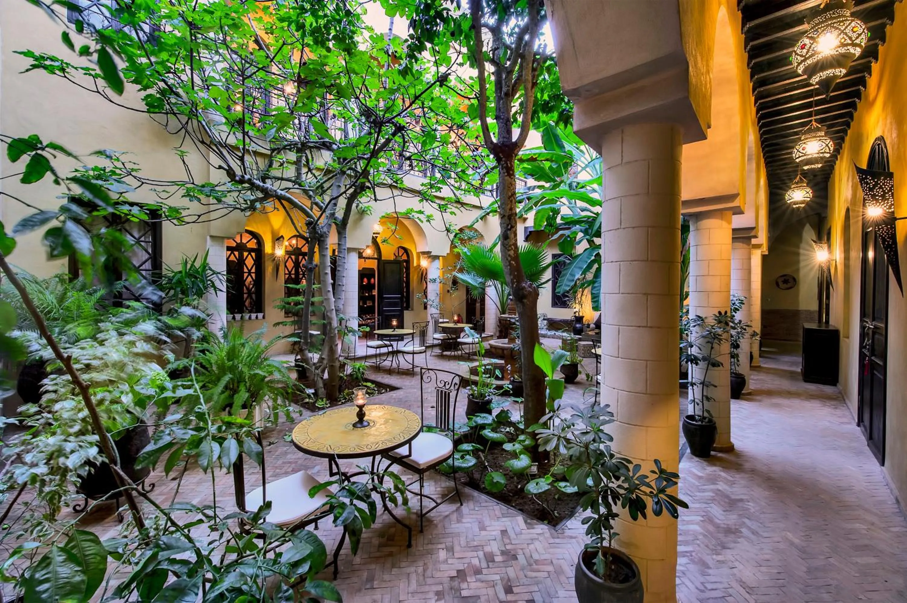 Patio in Riad Soleil D'orient
