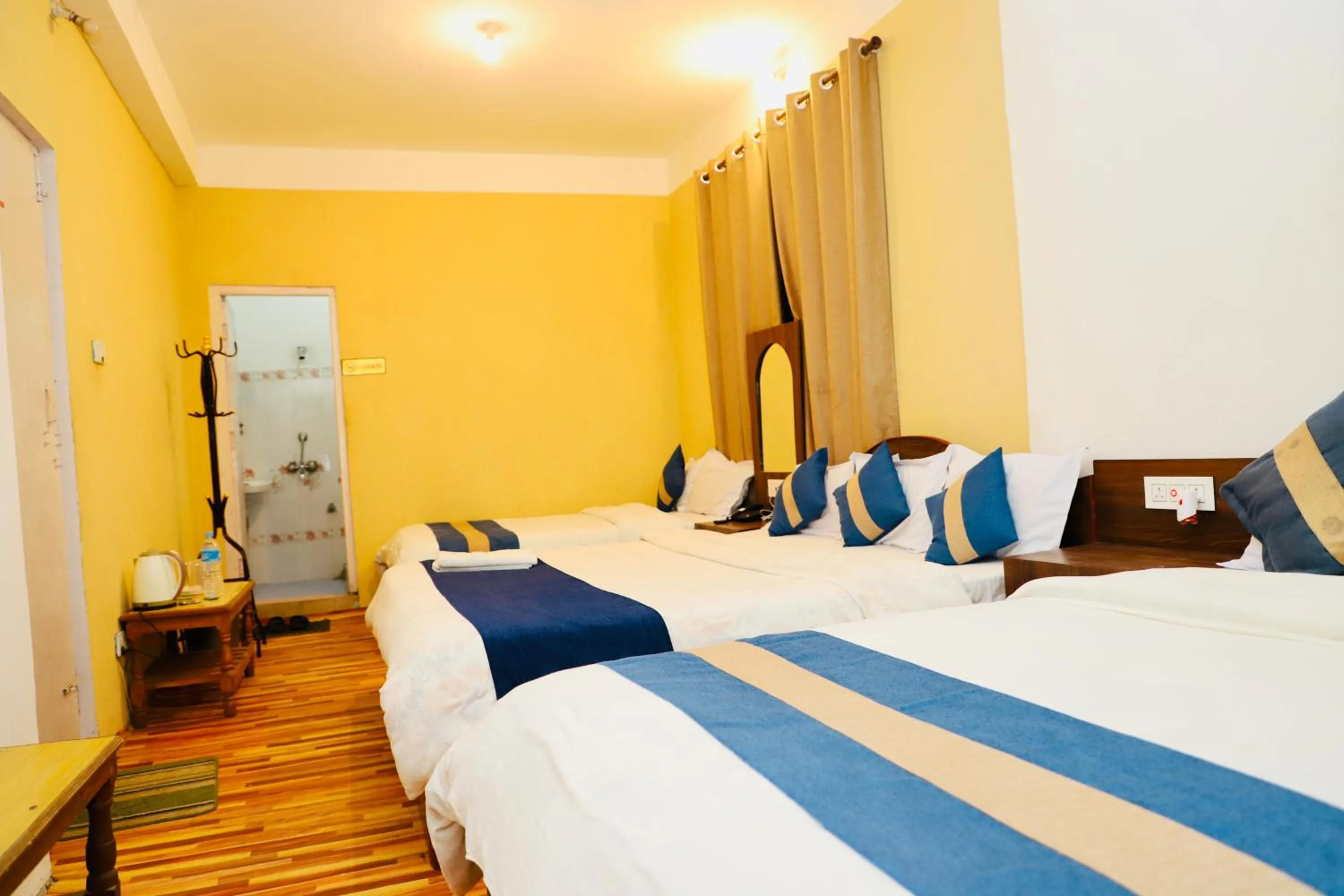 Bed in Hotel Pathibhara