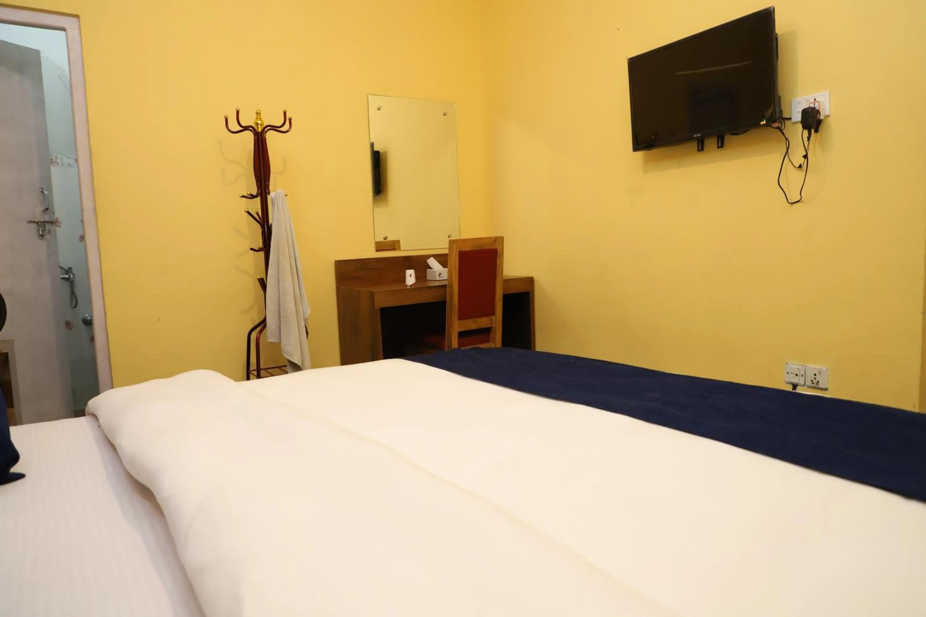 Bed in Hotel Pathibhara