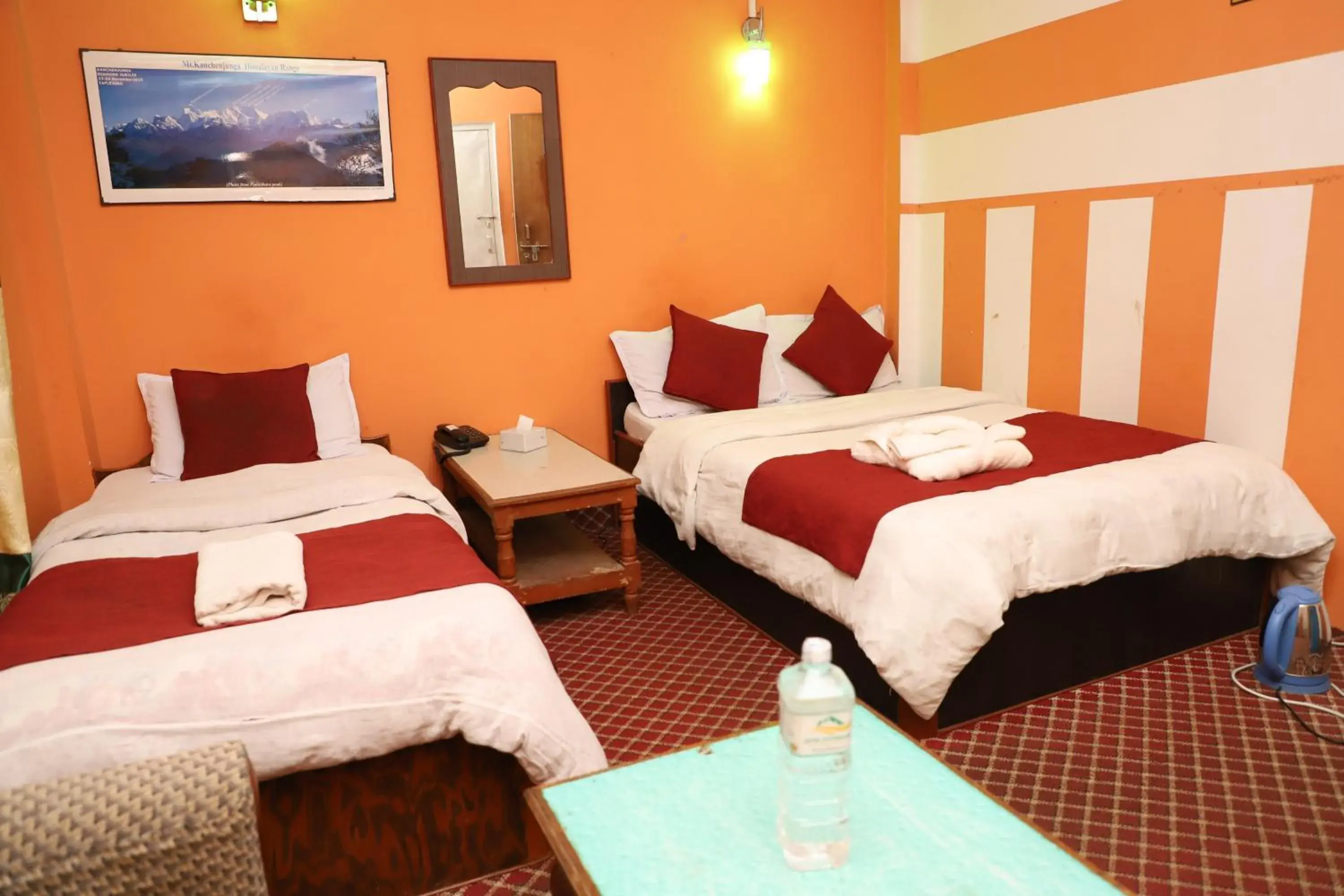 Deluxe Double Room with Two Double Beds in Hotel Pathibhara Deluxe Double Room with Two Double Beds in Hotel Pathibhara