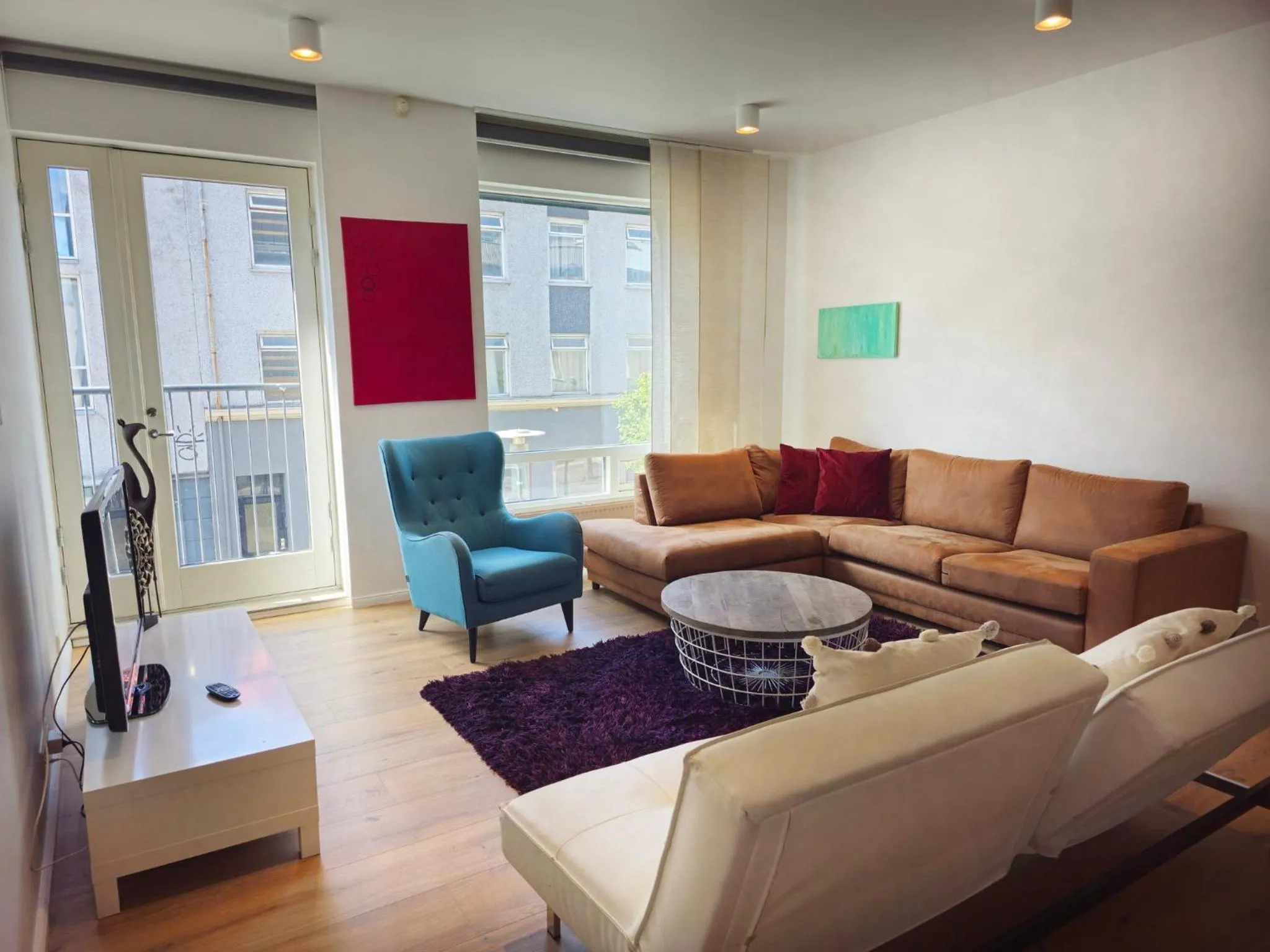 Living room in Reykjavik4You Apartments