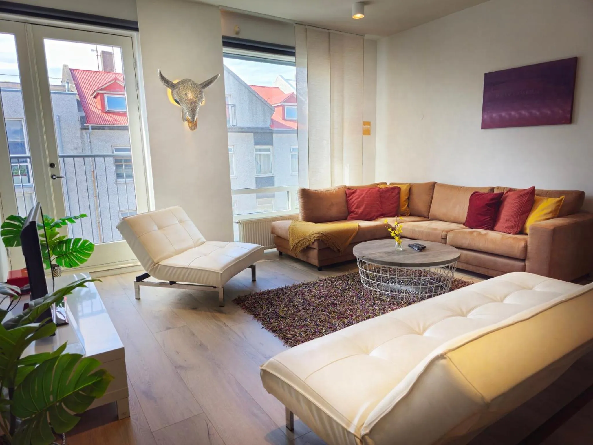 Living room in Reykjavik4You Apartments