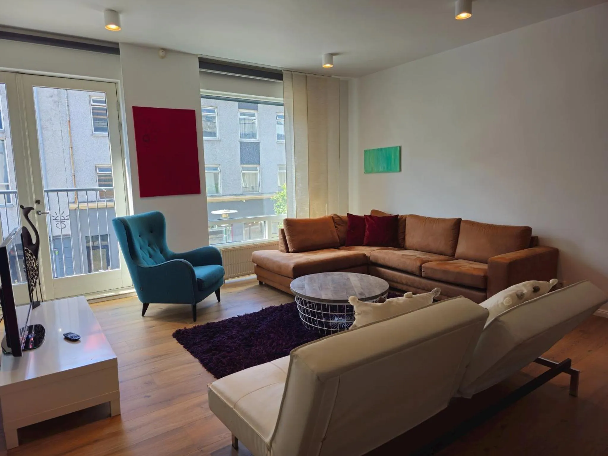 Living room in Reykjavik4You Apartments