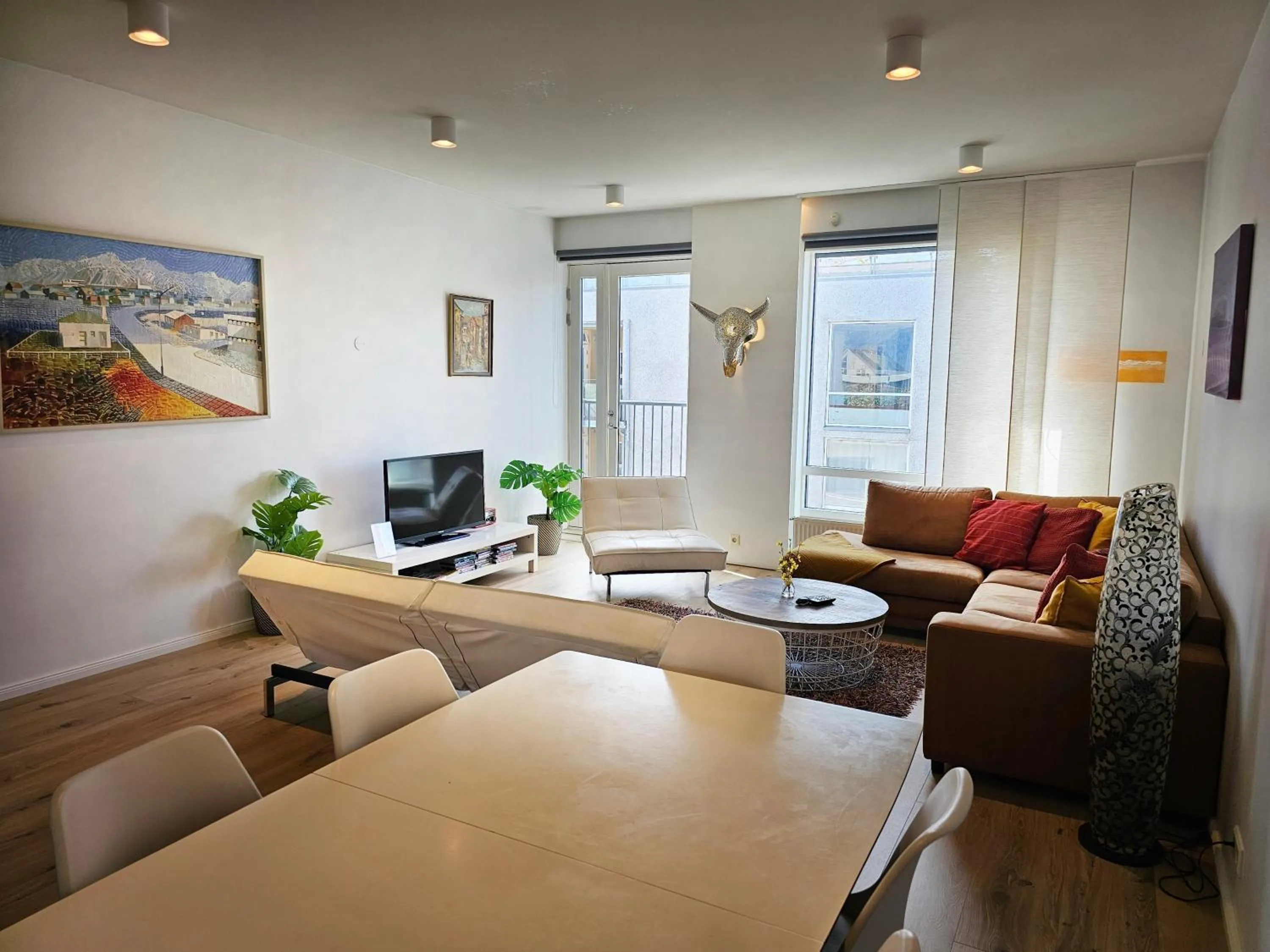 Living room in Reykjavik4You Apartments