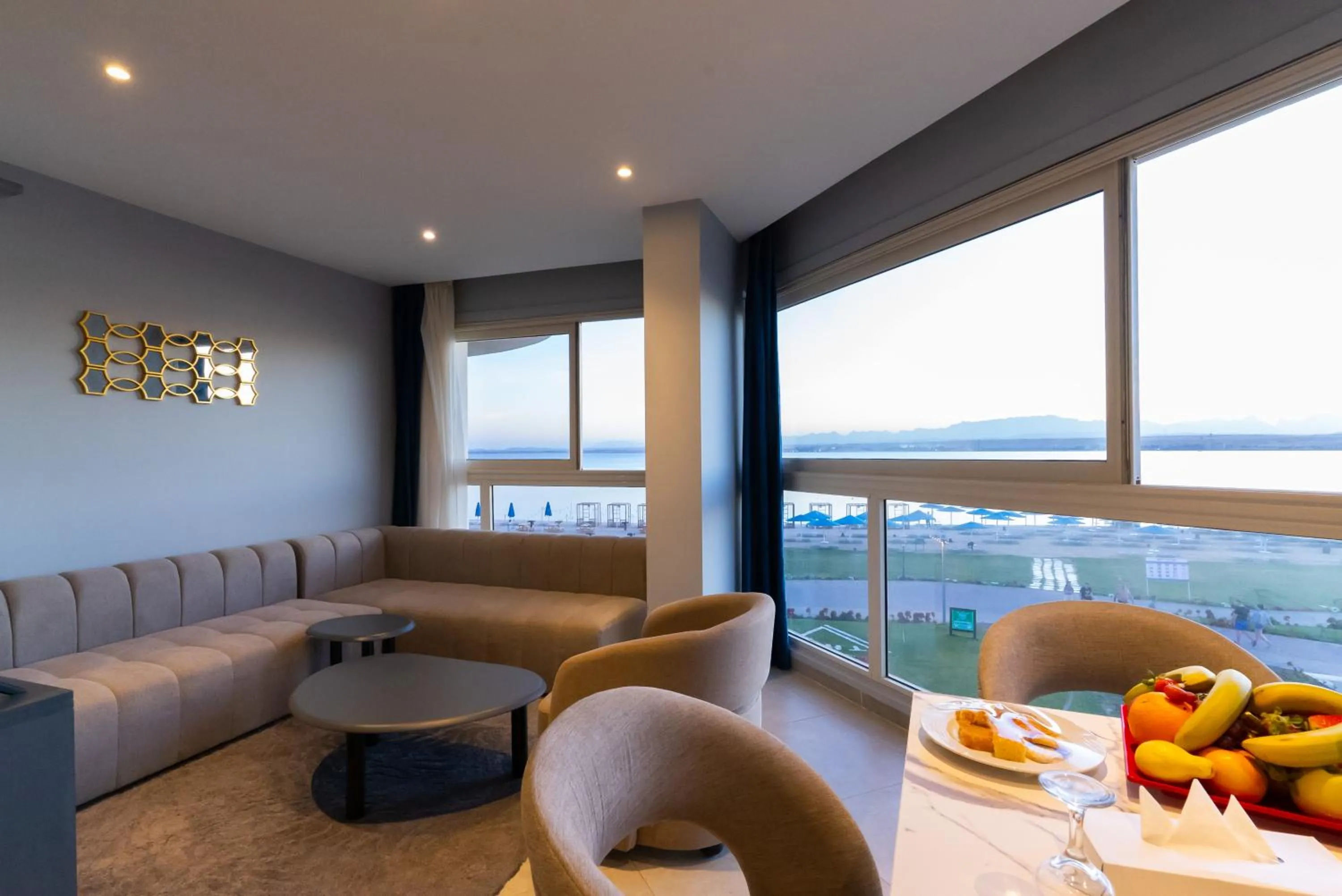 Seating area in THE V Luxury Resort Sahl Hasheesh