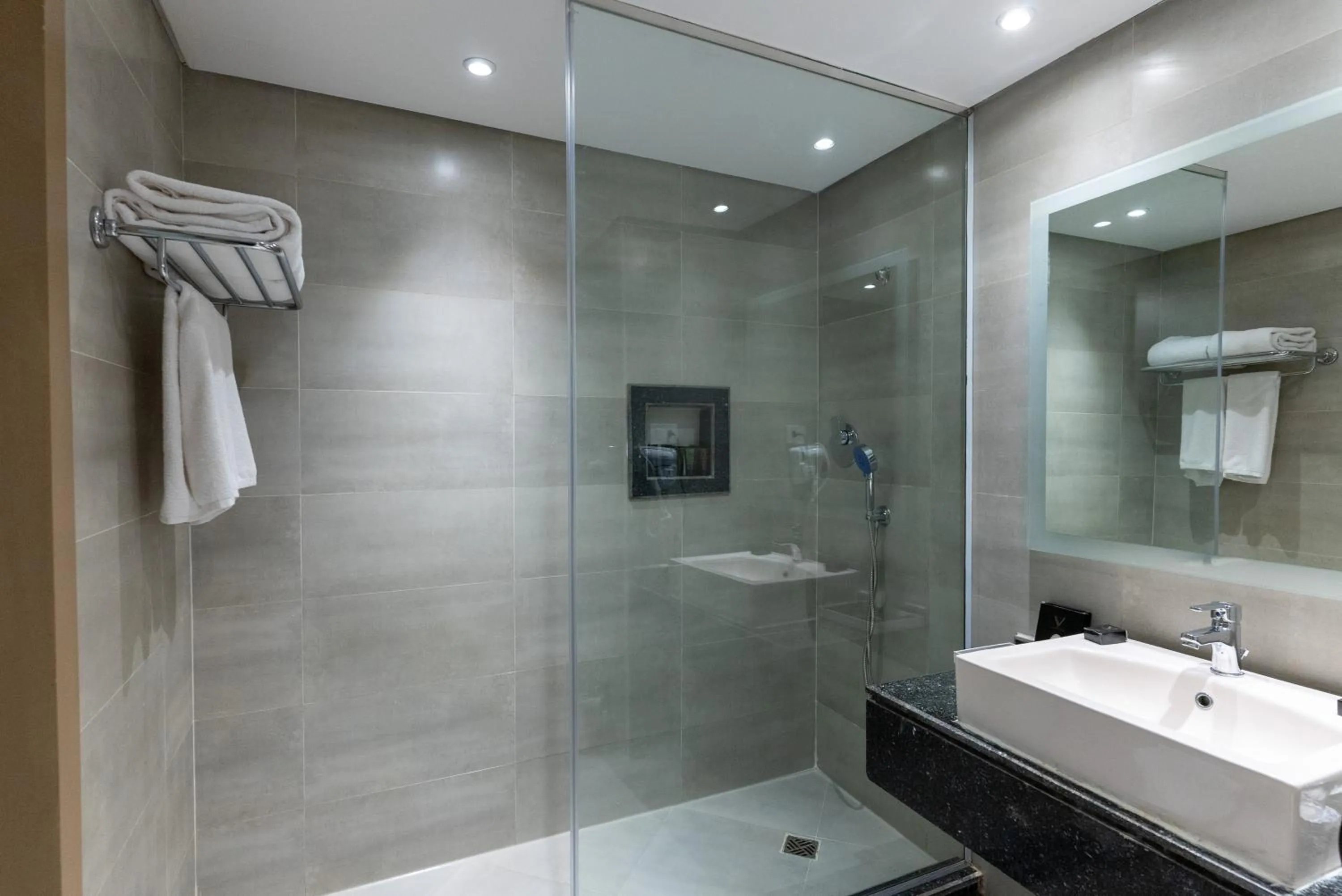 Bathroom in THE V Luxury Resort Sahl Hasheesh