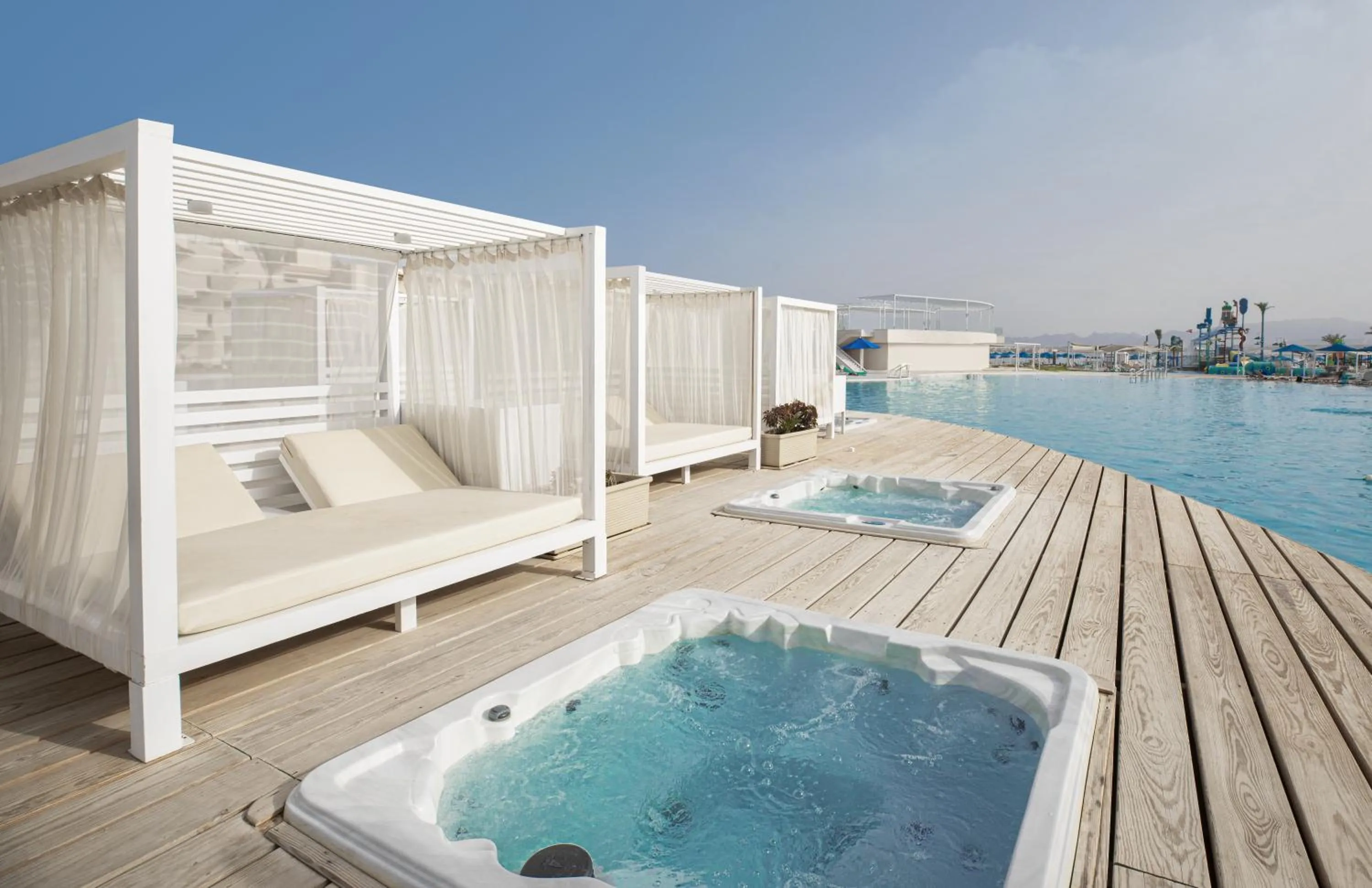 Pool view in THE V Luxury Resort Sahl Hasheesh