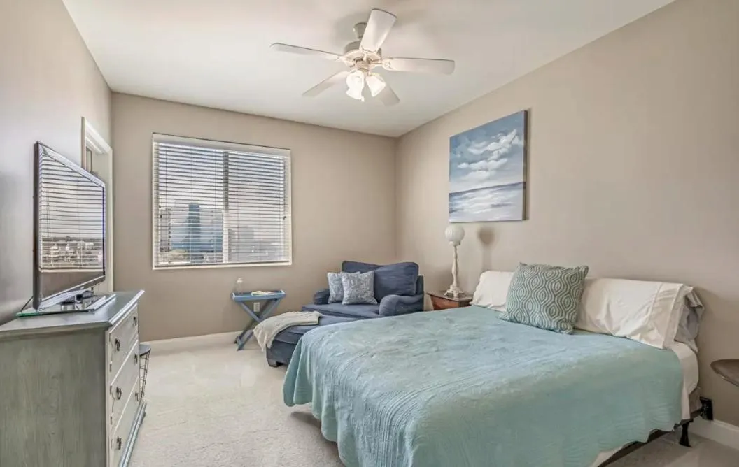 Bed in Stunning Ocean Breeze Luxury Villas 4D-Across The Street From The Ocean! Sleeps 10 guests!