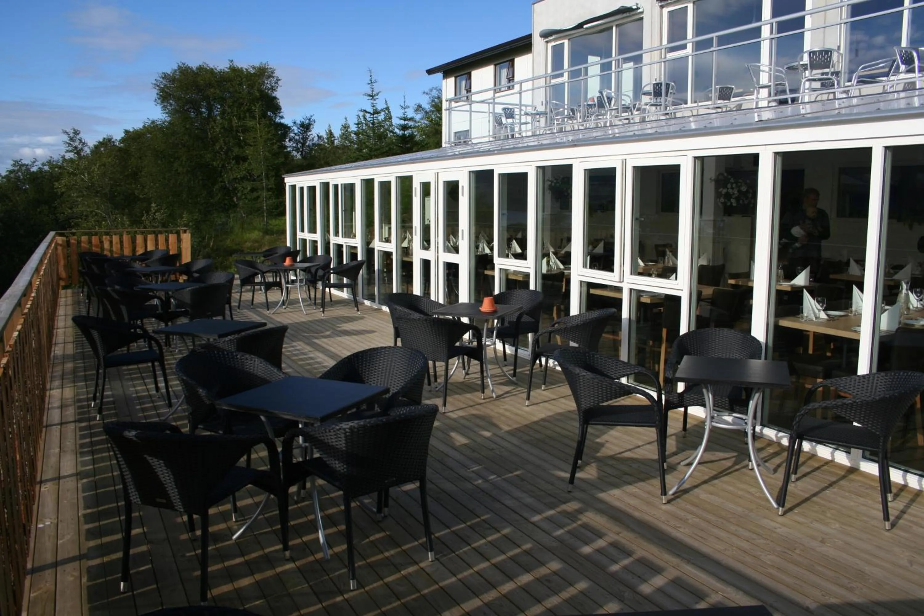 Patio in Hotel Hallormsstadur