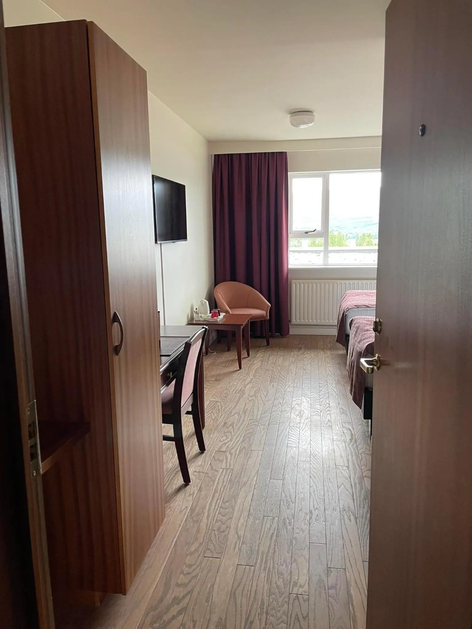 Bed in Hotel Hallormsstadur