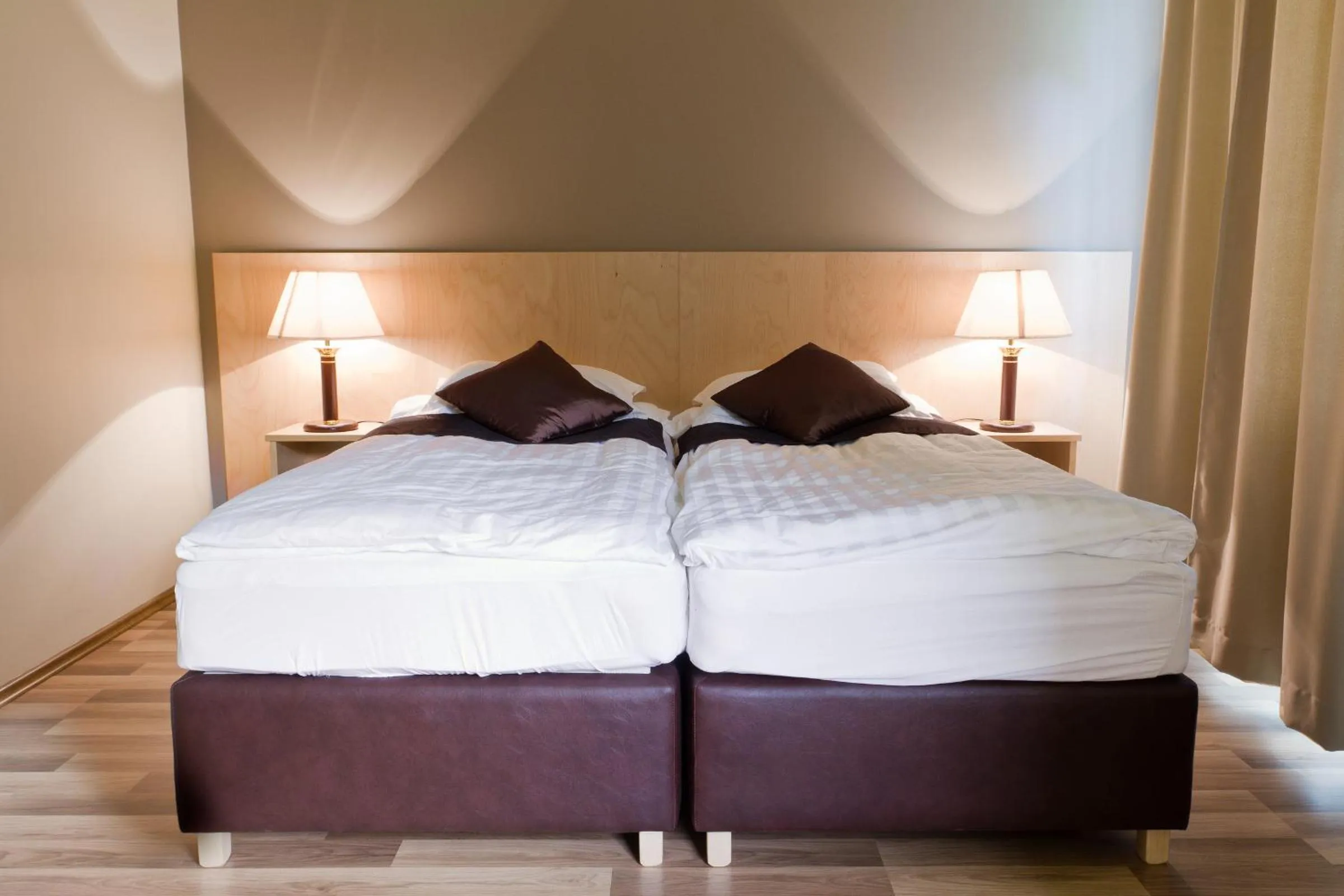 Bed in Hotel Hallormsstadur