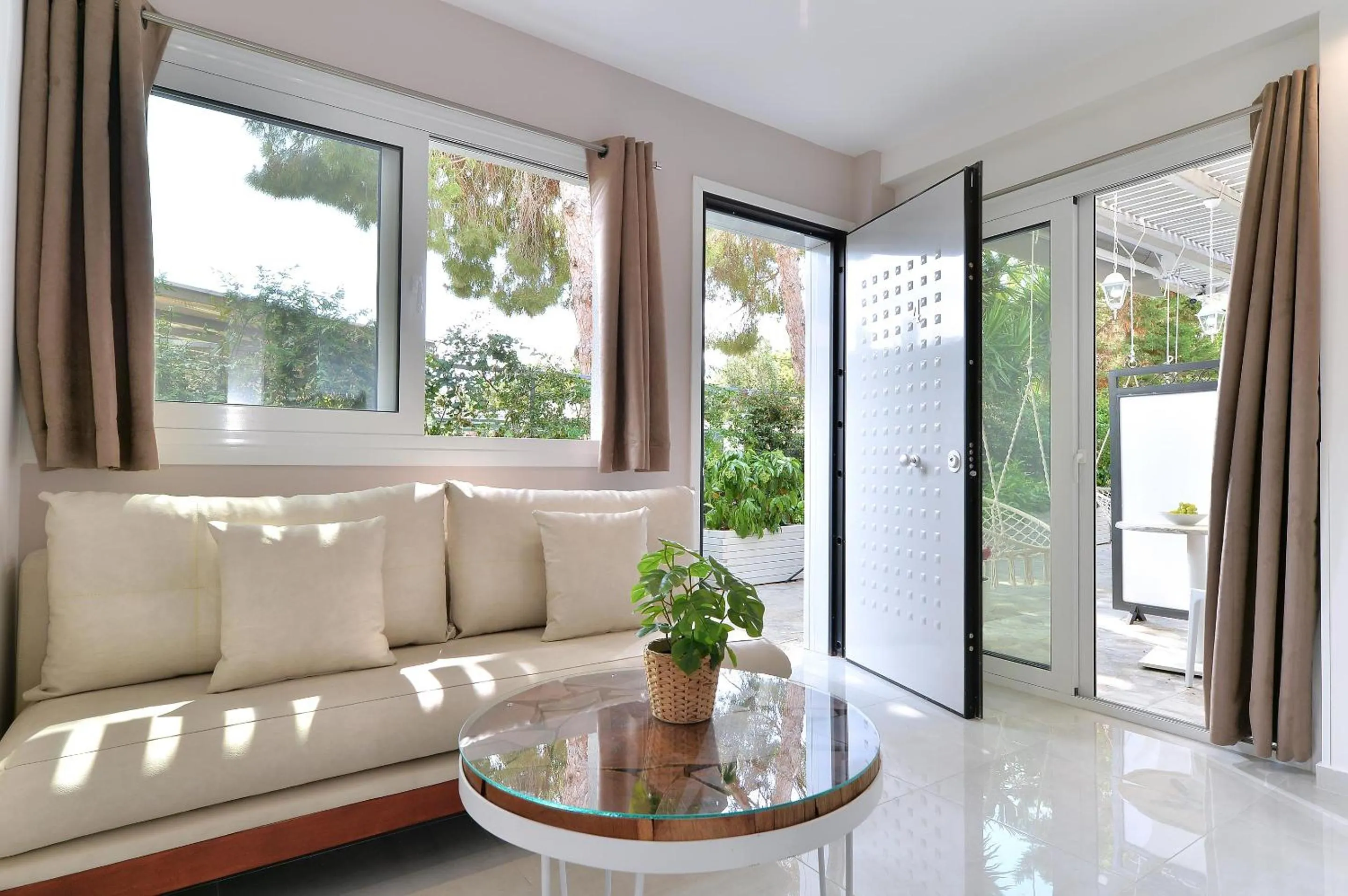 View (from property/room) in Alekos Luxury Suites - Free 24hr Transformation From To Airport