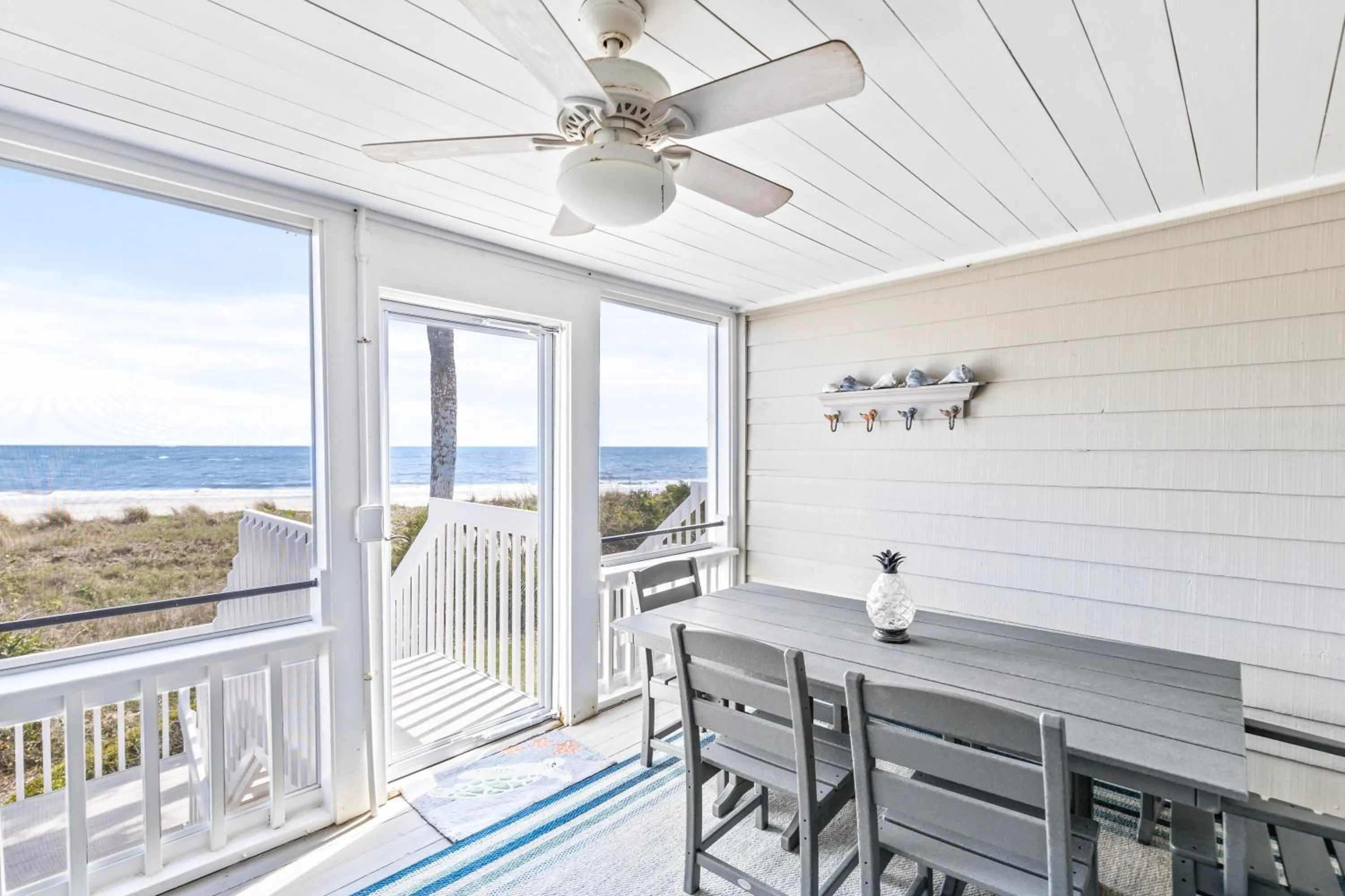 Balcony/Terrace in Beach Club Villa 31 - Luxurious Oceanfront - Beach Walkout