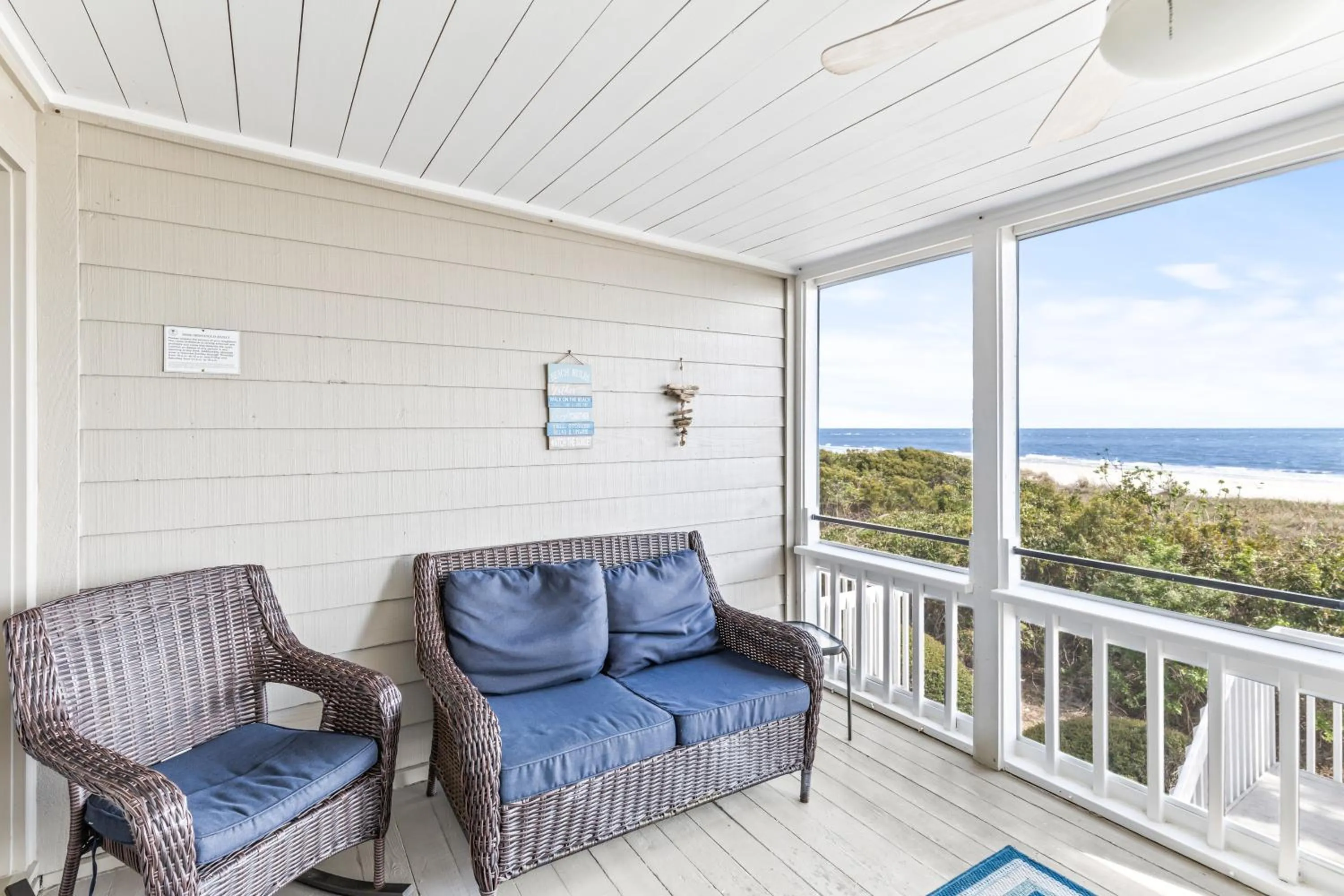 Balcony/Terrace in Beach Club Villa 31 - Luxurious Oceanfront - Beach Walkout