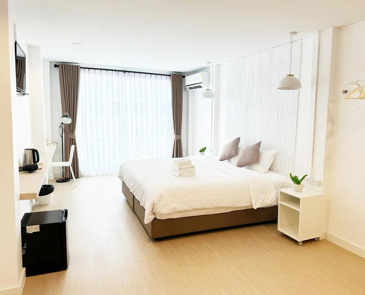 Bed in River Home Bangkok