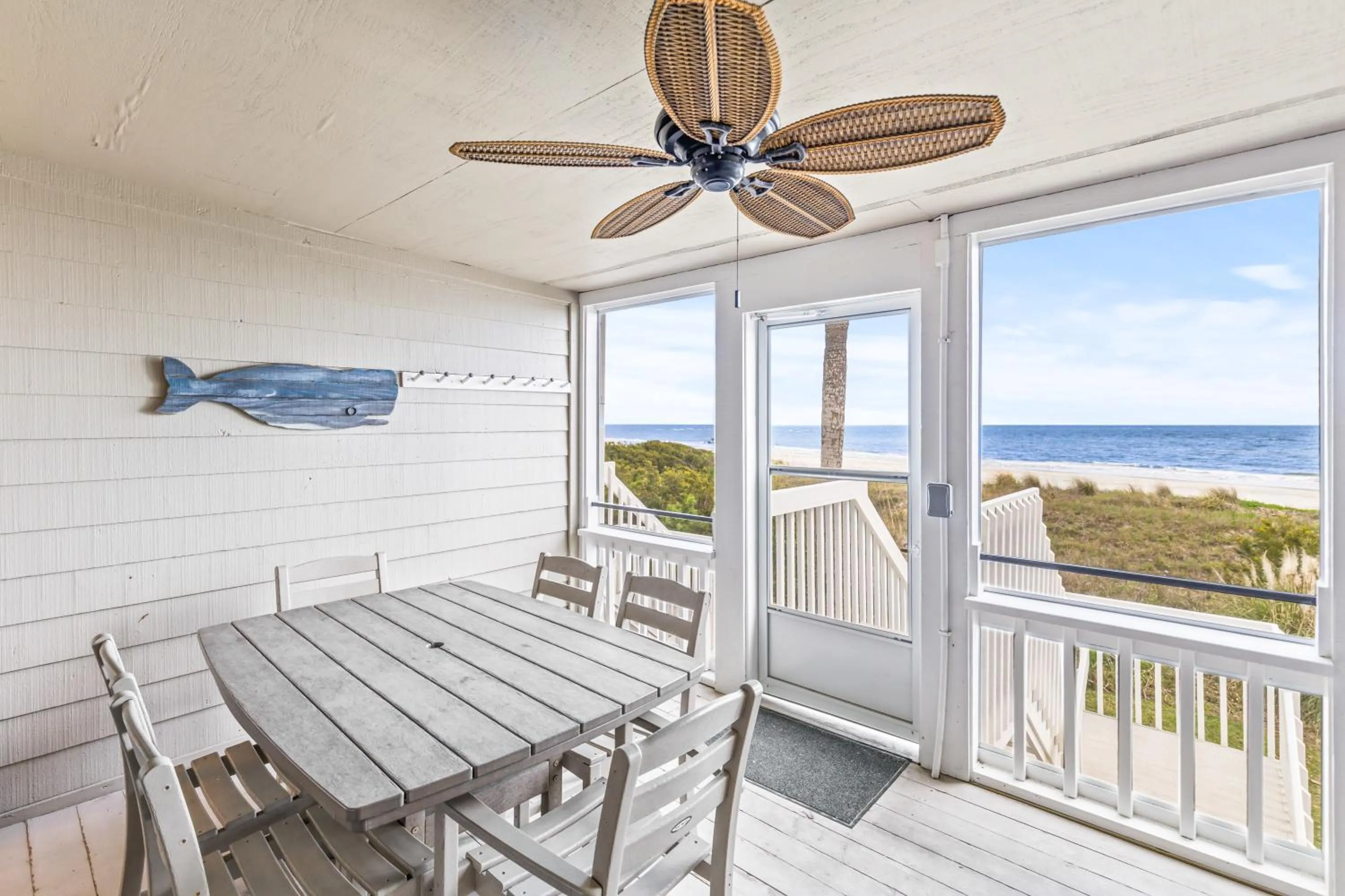 Balcony/Terrace in Beach Club Villa 32 - Newly Renovated! Direct Oceanfront