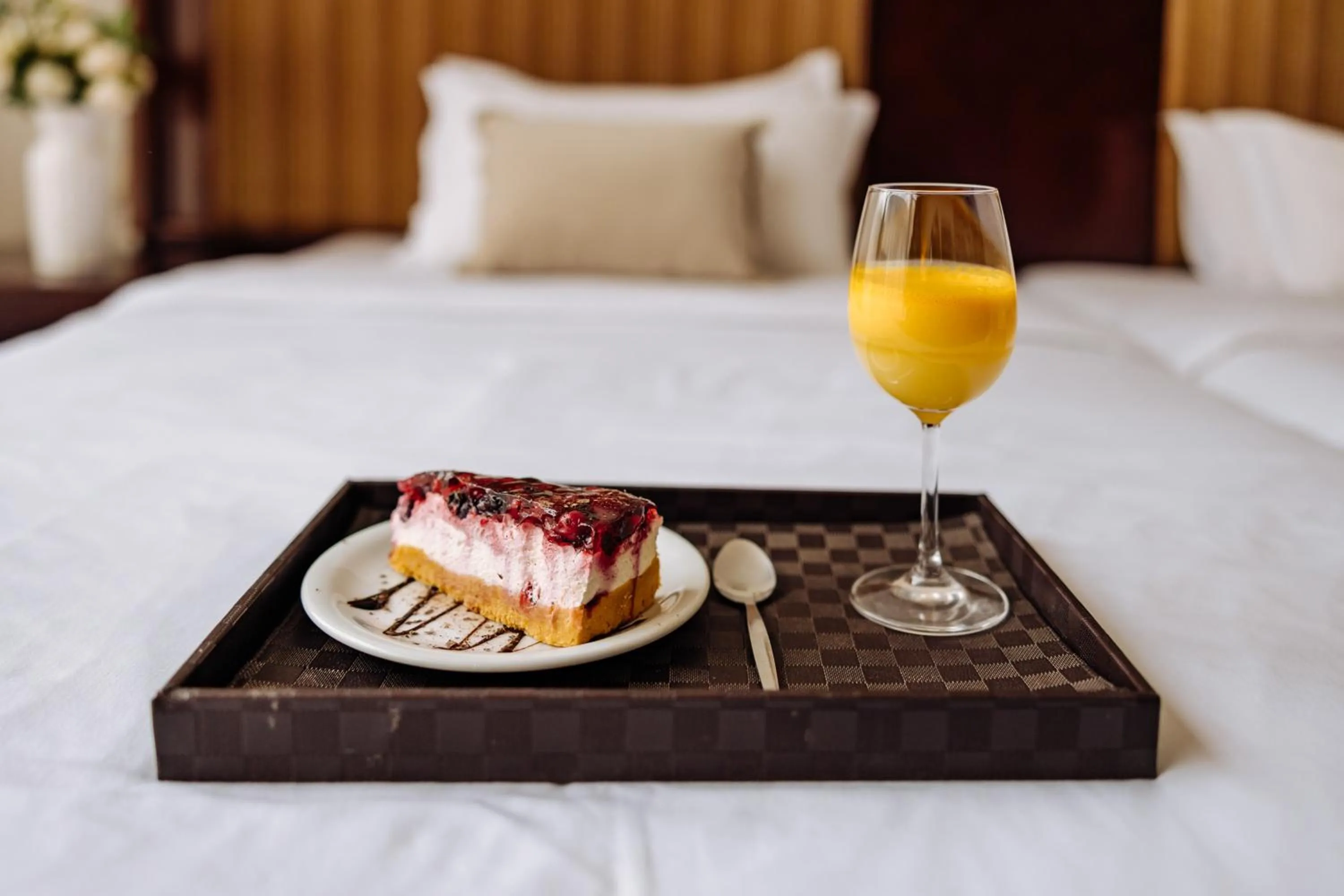 Bed in Garni Hotel Planeta Inn