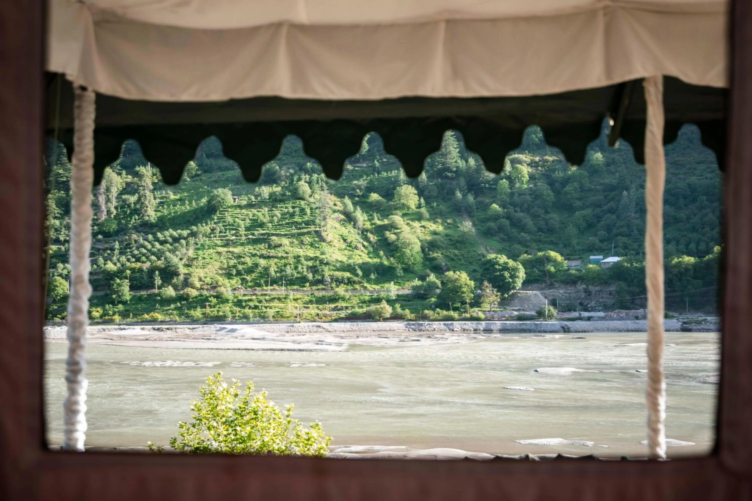 River view in The Kamru Riverside Camps and Resorts