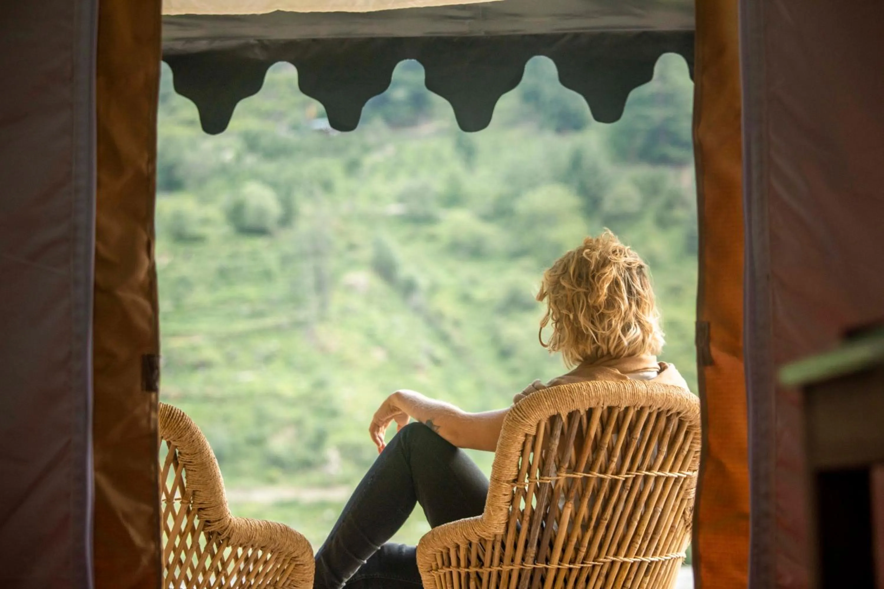 group of guests in The Kamru Riverside Camps and Resorts