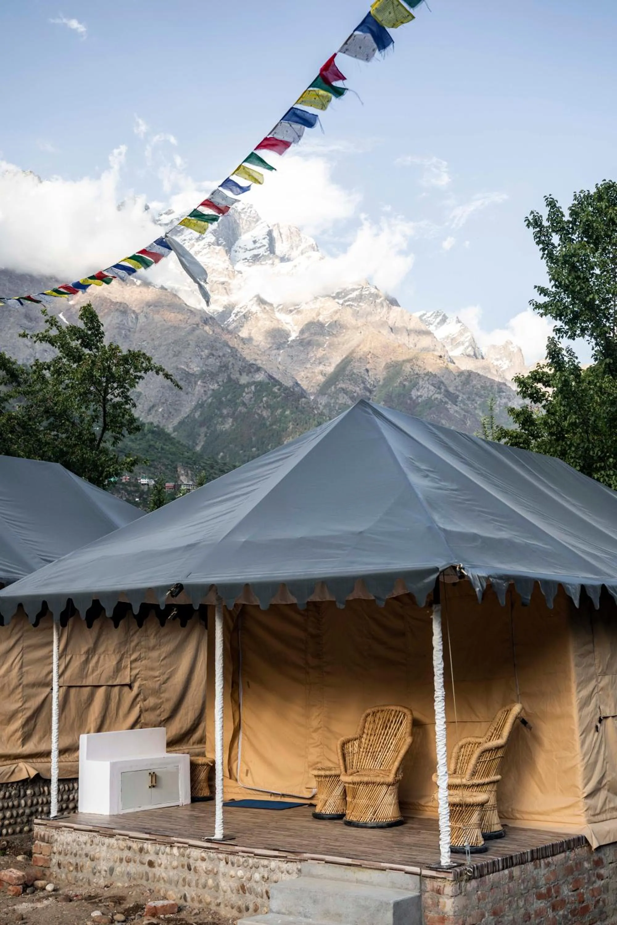 Mountain view in The Kamru Riverside Camps and Resorts