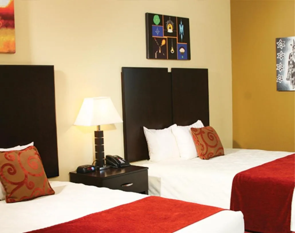 Bed in 7Clans Hotel & Resort