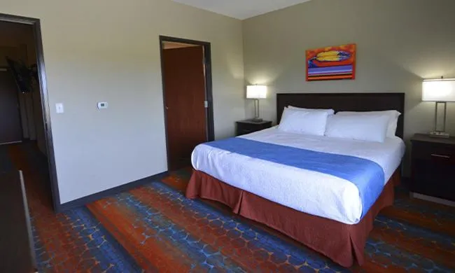 Bed in 7Clans Hotel & Resort