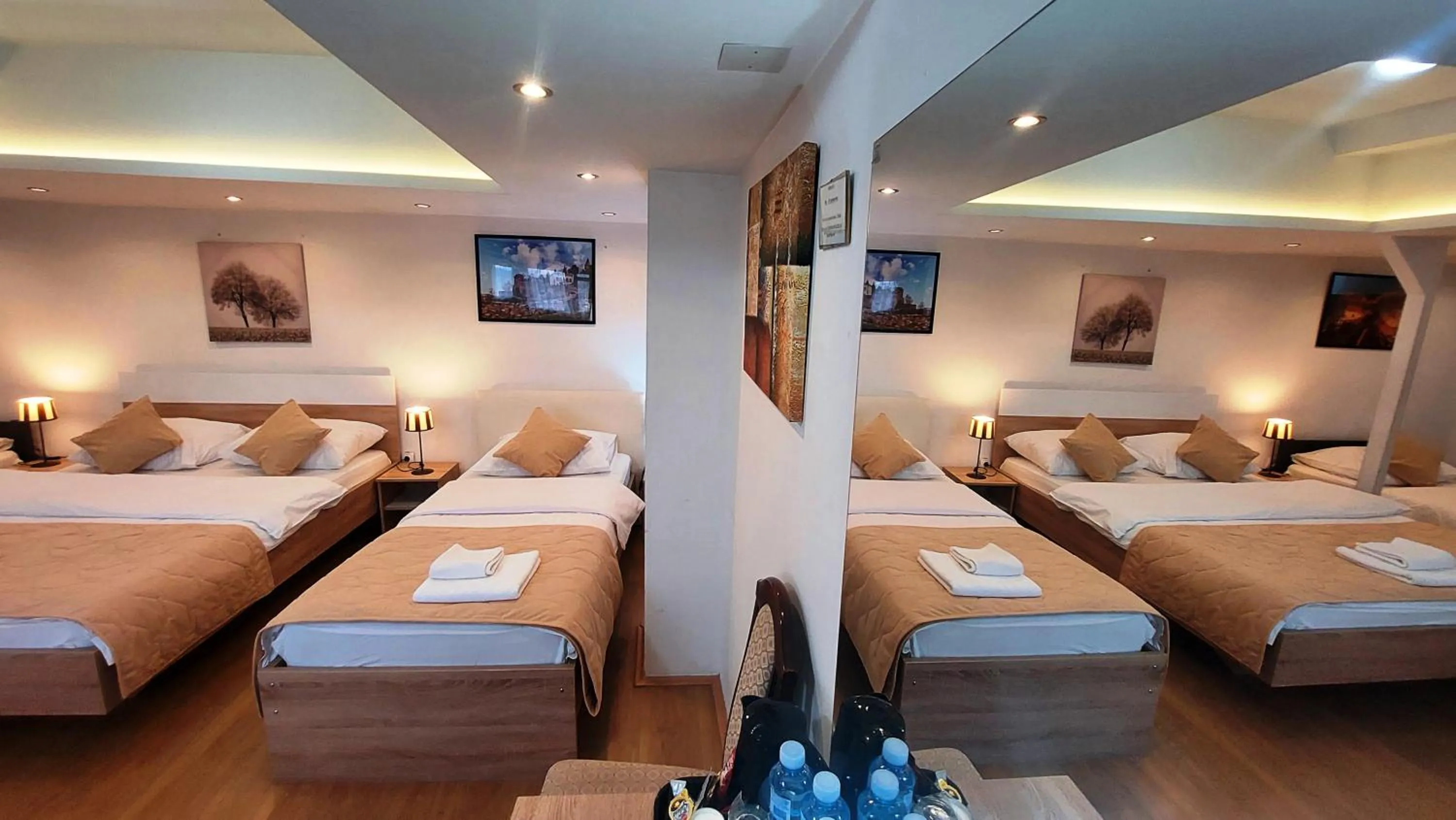 Bed in Hotel Villa Panorama