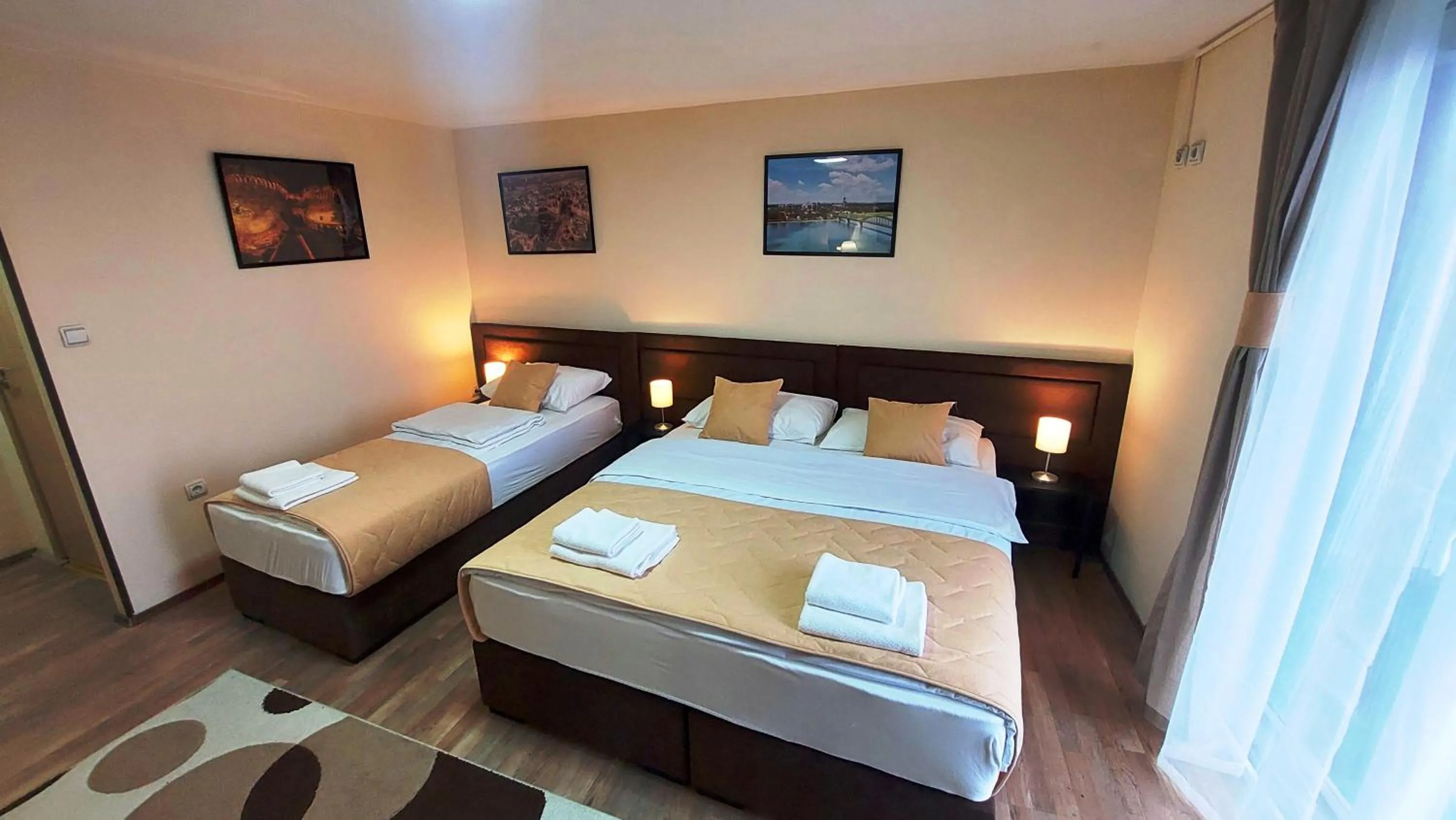 Bed in Hotel Villa Panorama