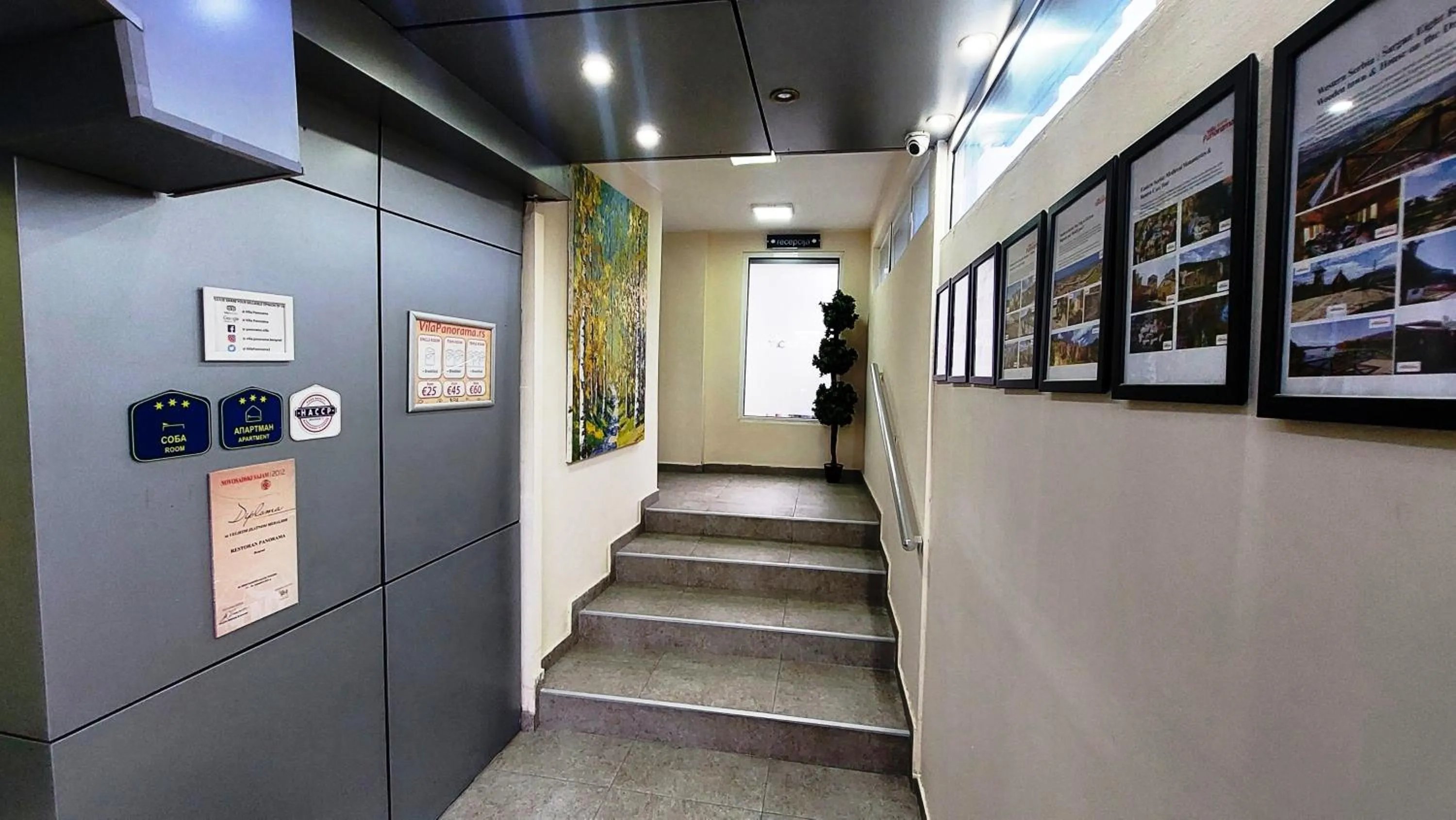 Property building in Hotel Villa Panorama