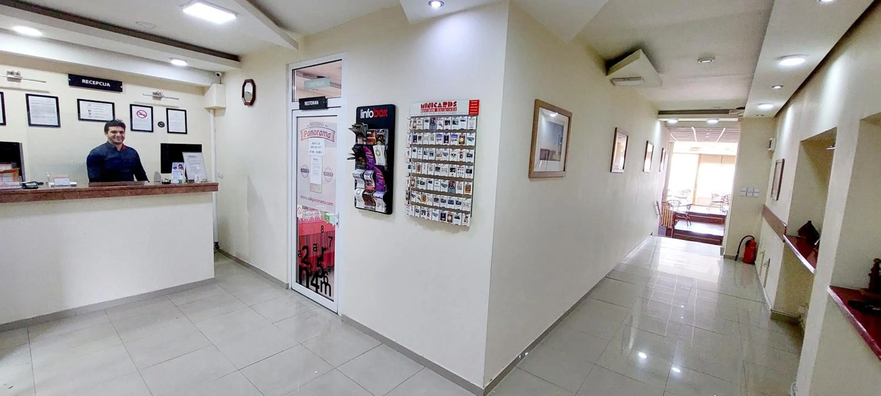 Lobby or reception in Hotel Villa Panorama