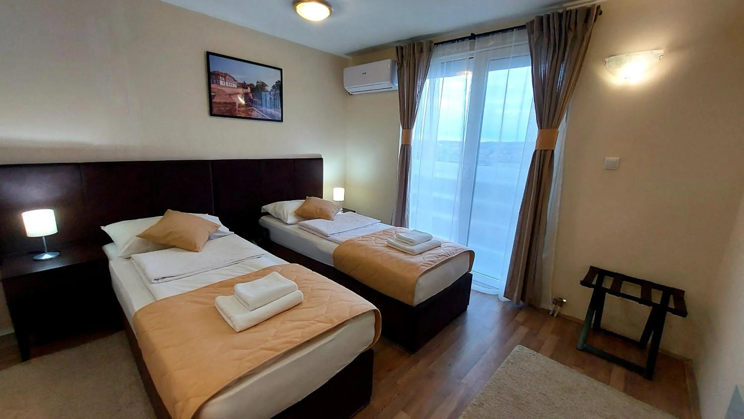 Bed in Hotel Villa Panorama