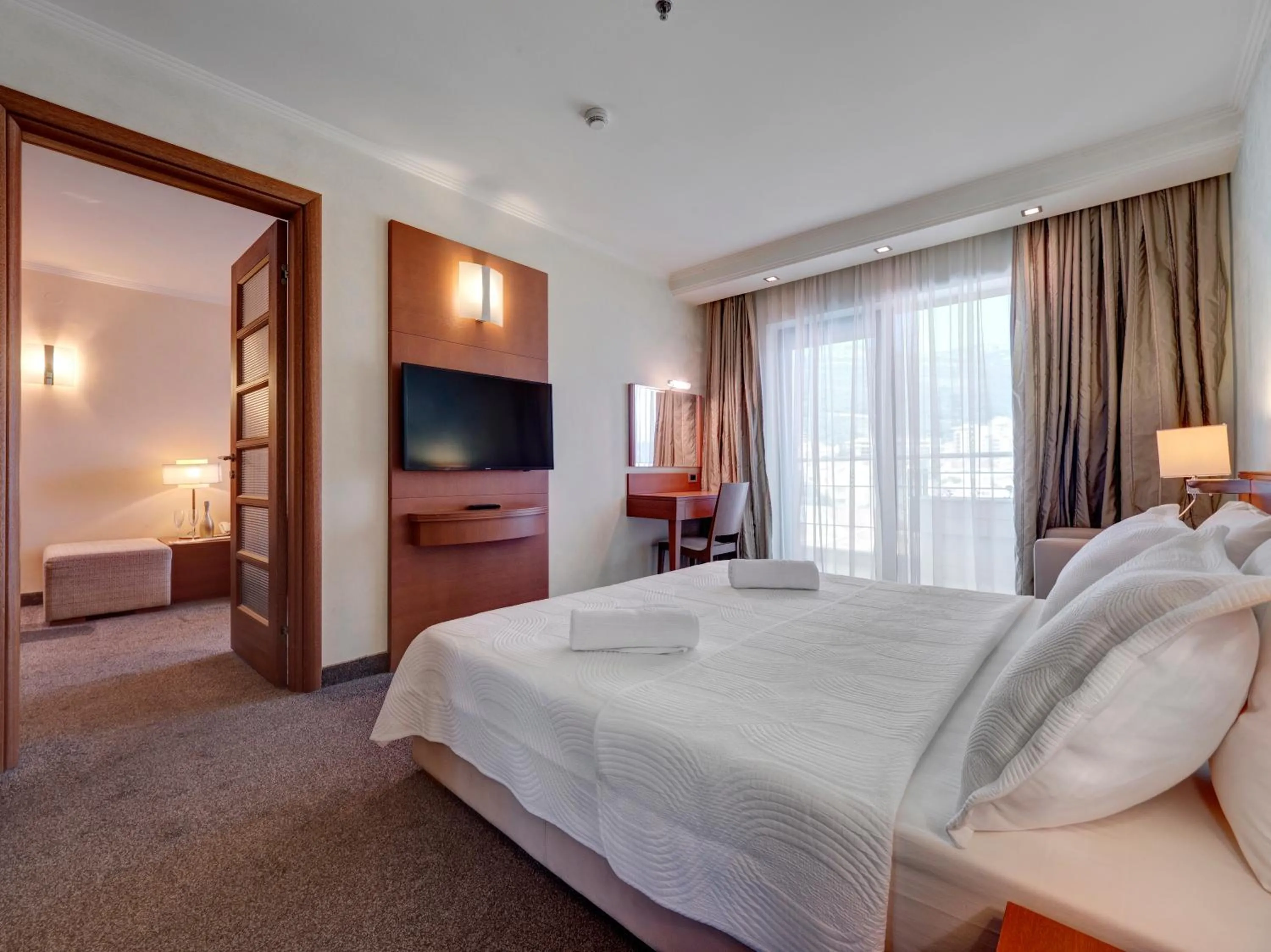 Bed in Monte Casa SPA & Wellness