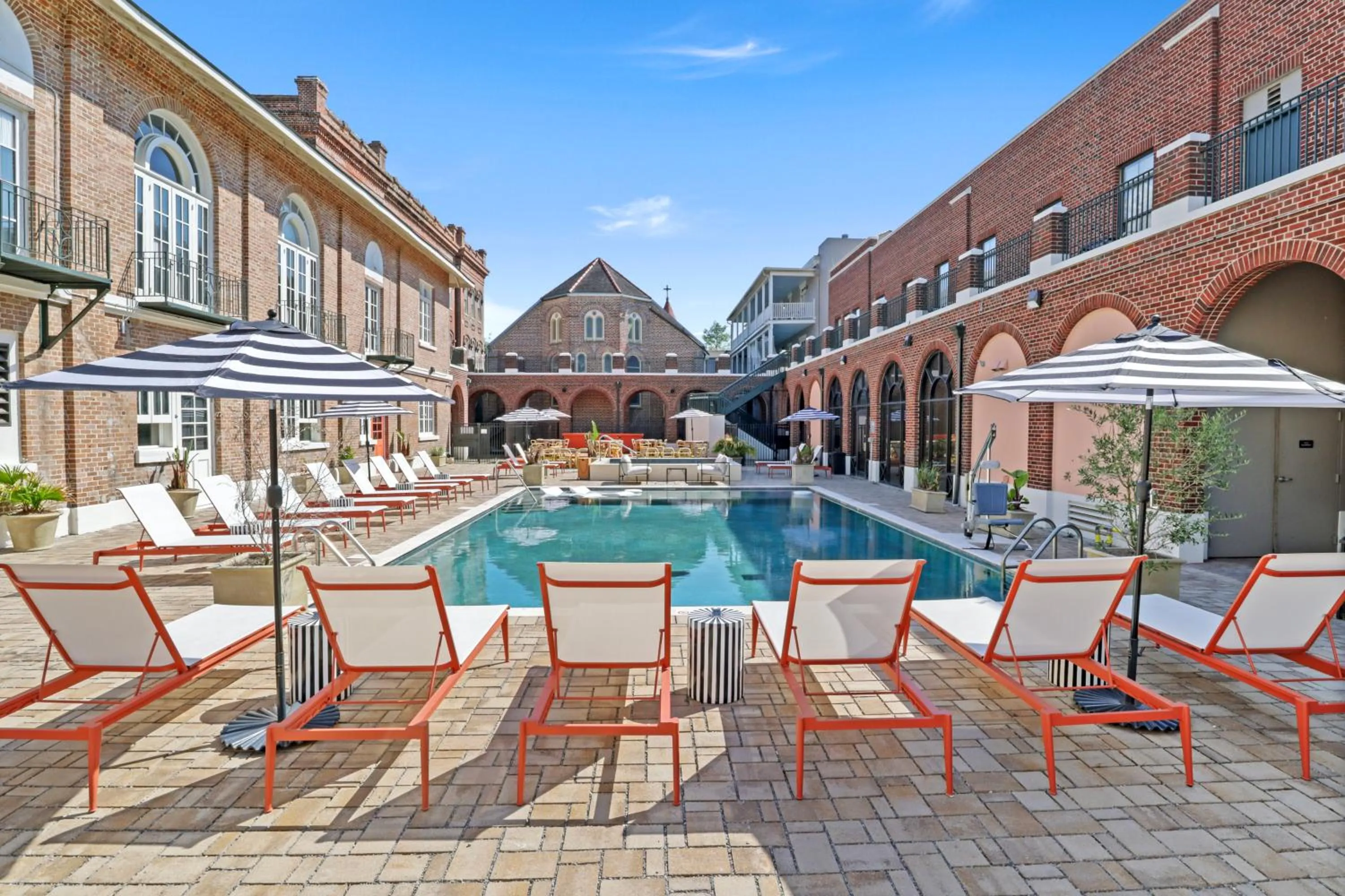 Swimming pool in Bywater Suite Hotel