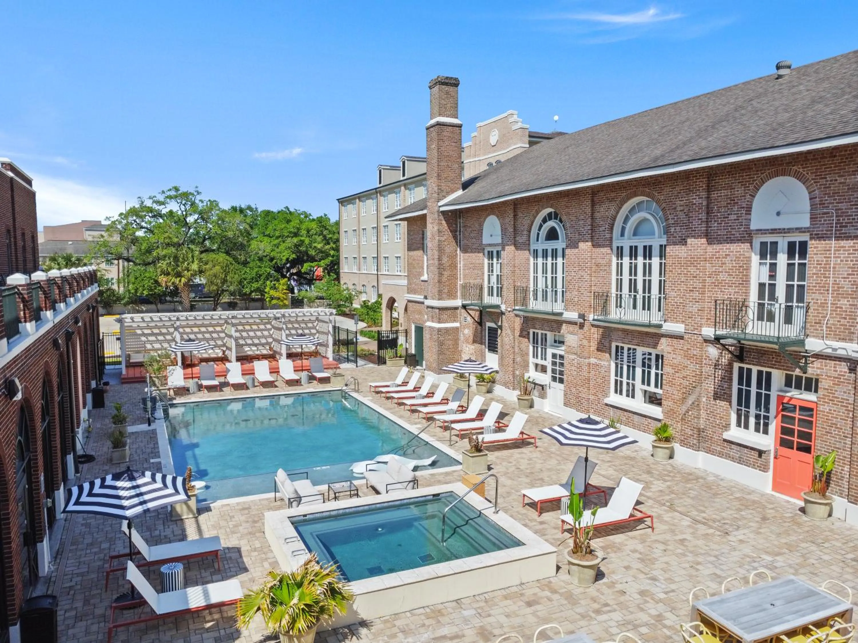 Swimming pool in Bywater Suite Hotel