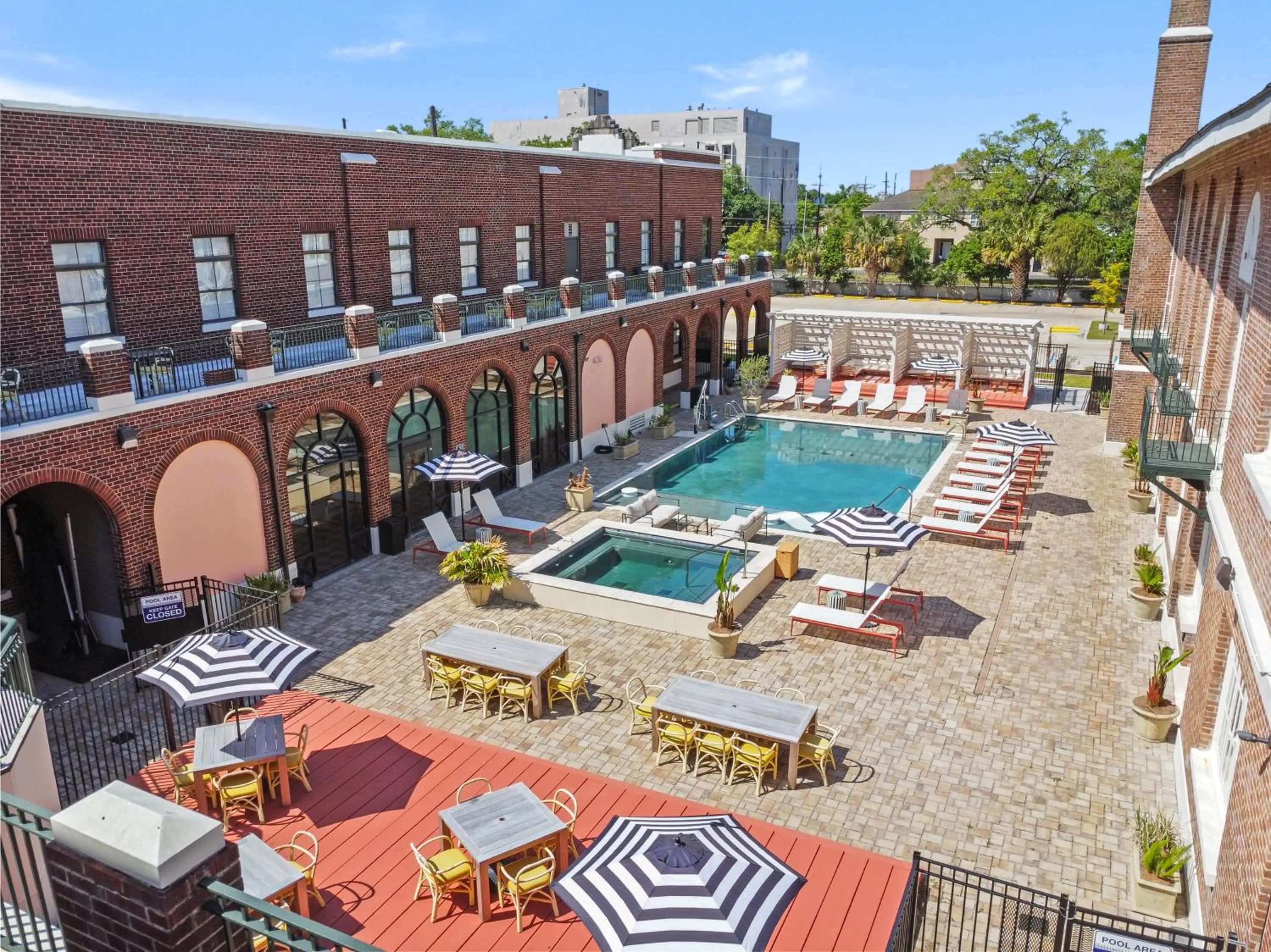 Swimming pool in Bywater Suite Hotel