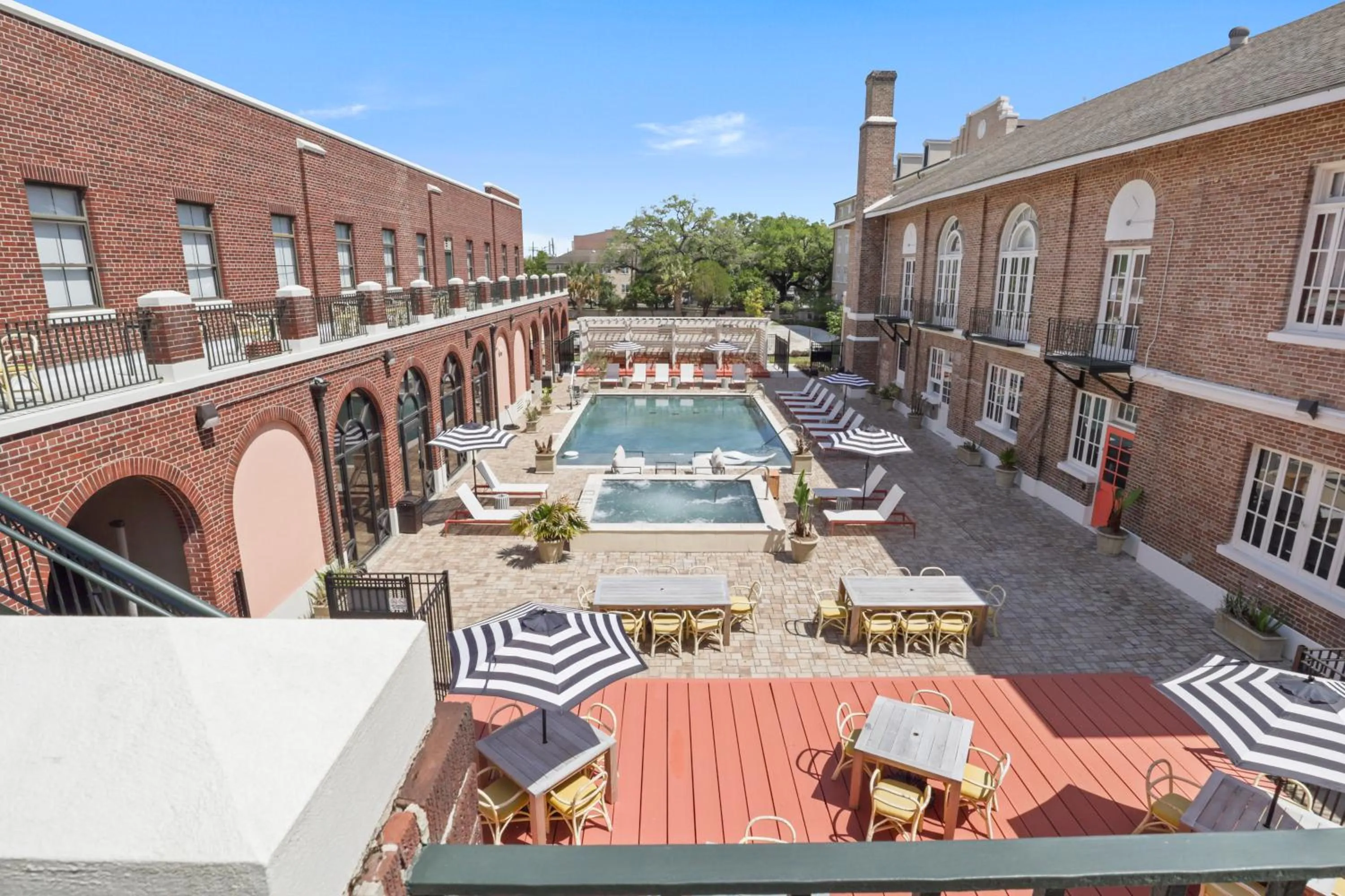 Swimming pool in Bywater Suite Hotel