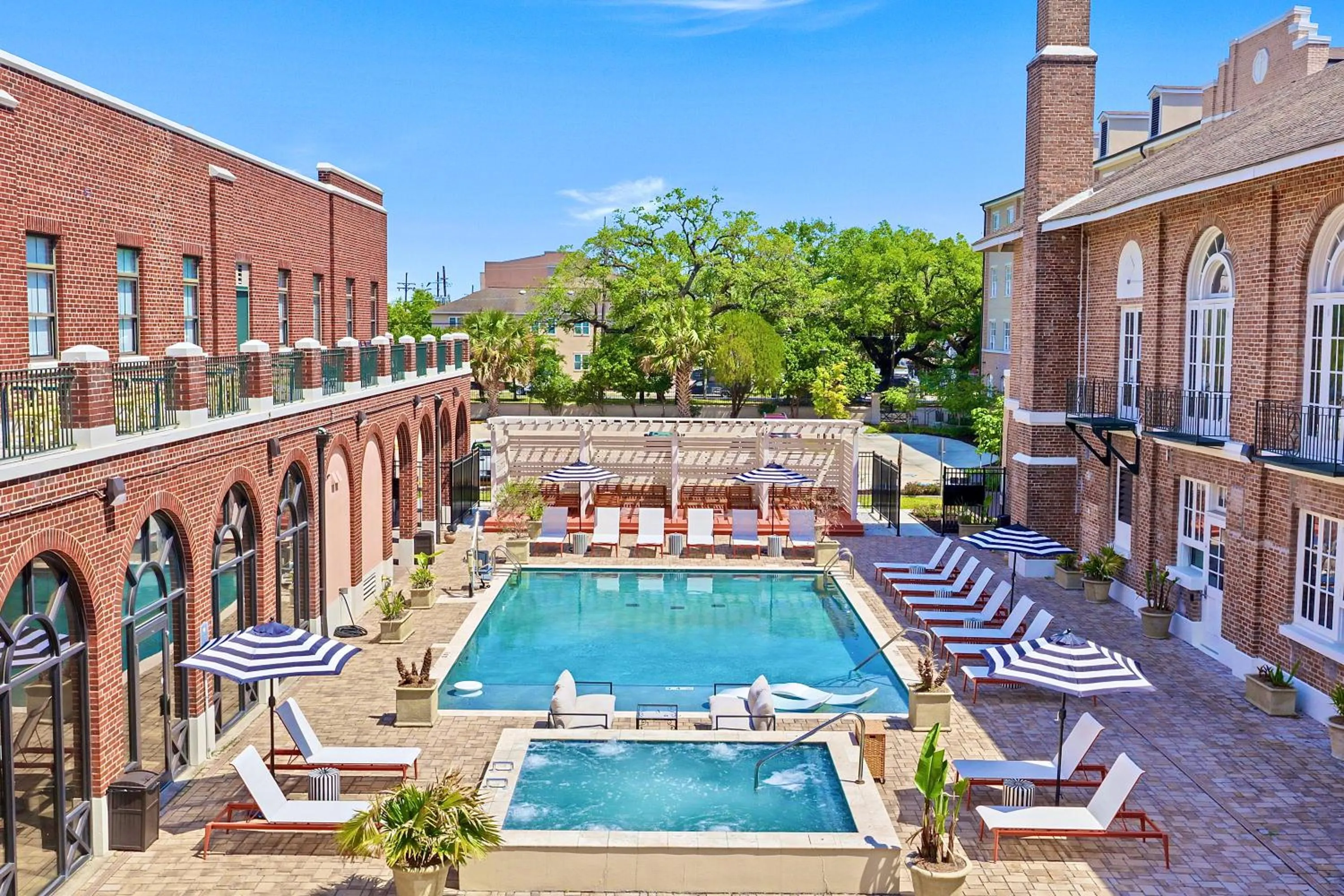 Swimming pool in Bywater Suite Hotel