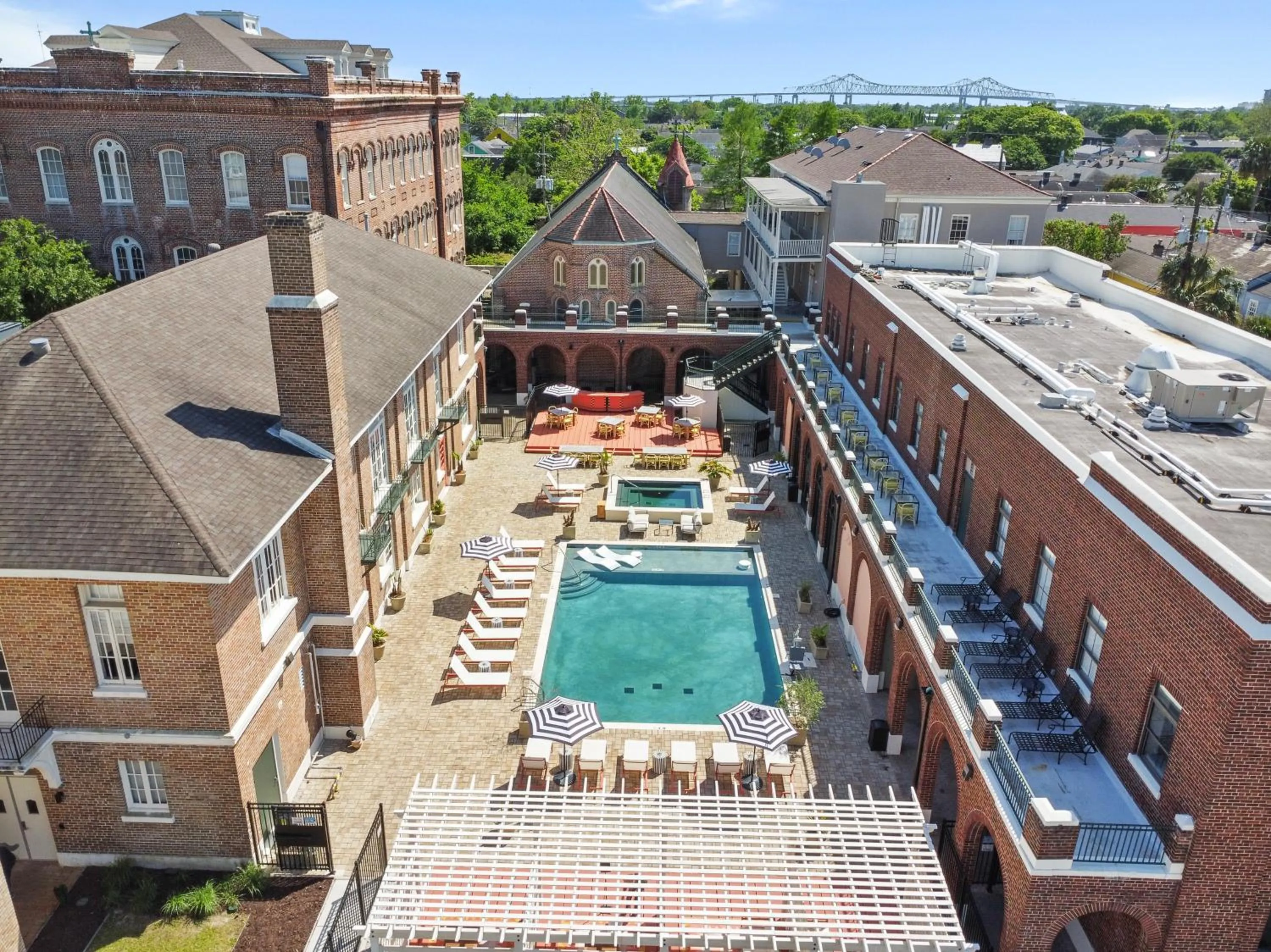 Swimming pool in Bywater Suite Hotel