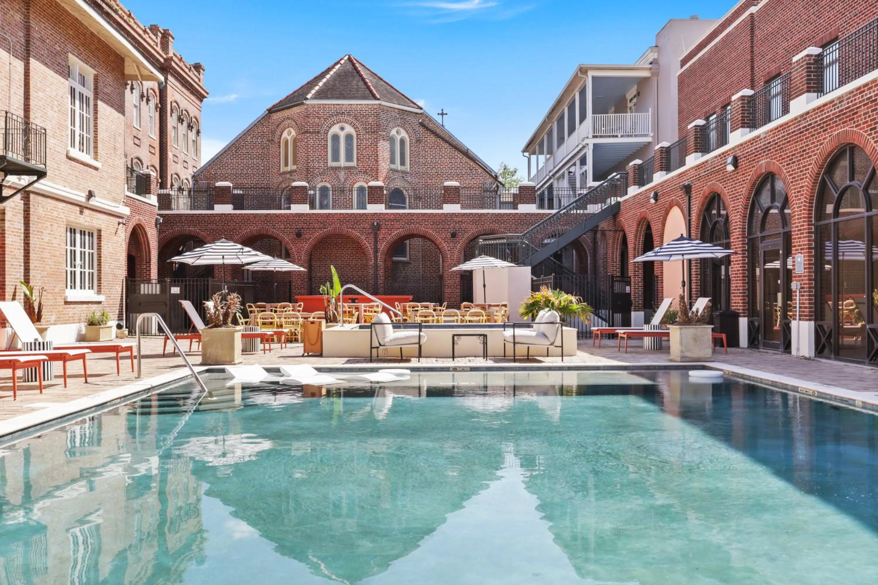 Swimming pool in Bywater Suite Hotel